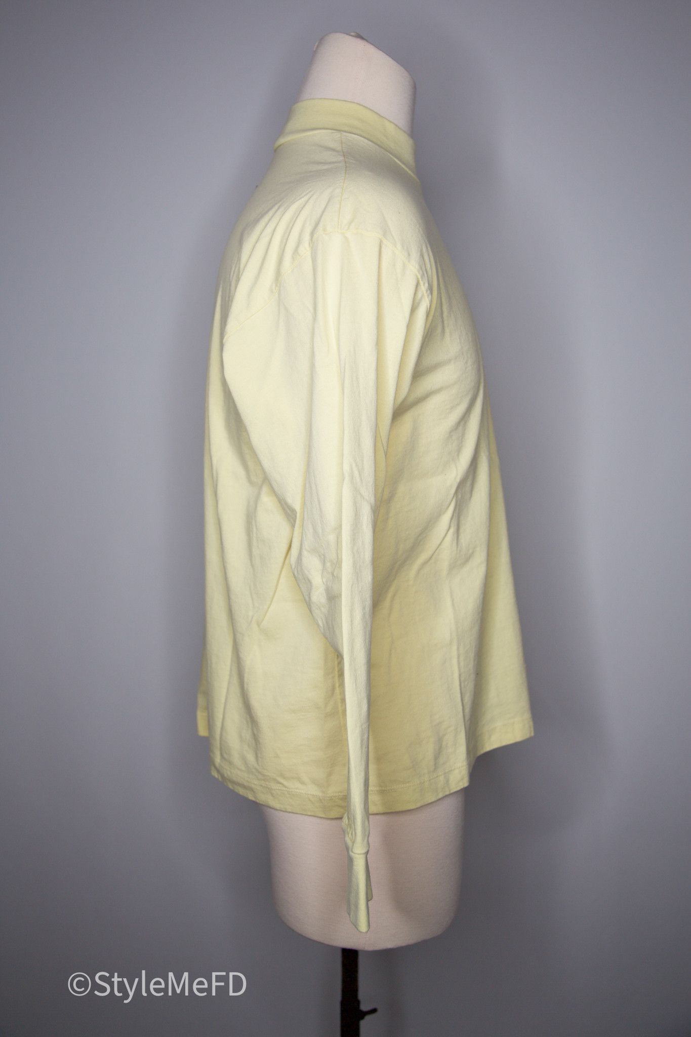 Essentials Men's ESSENTIALS by Fear of God Yellow Mock Neck Long Sleeve Size US XXS / EU 40 - 4 Thumbnail