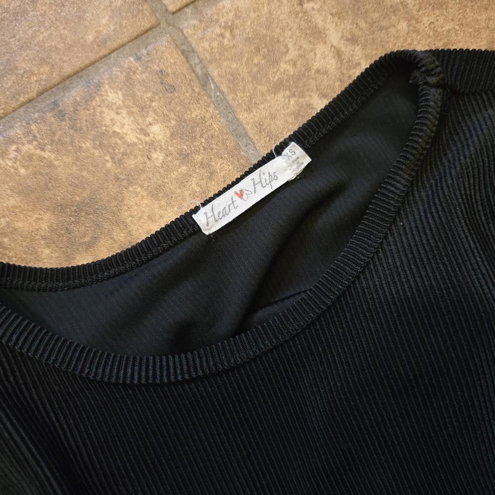 Designer Black Cropped H&H Dressy Long Sleeve Size XS / US 0-2 / IT 36-38 - 3 Thumbnail