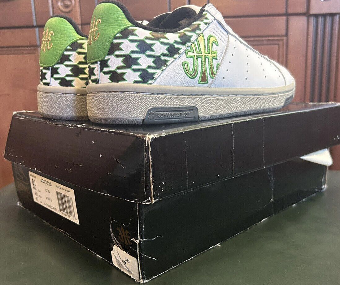 Royal Elastics Royal Elastics Mens Icon White Green Gold 0202335 Sz 9.5 NIB Size US 9.5 / EU 42-43 - 3 Thumbnail