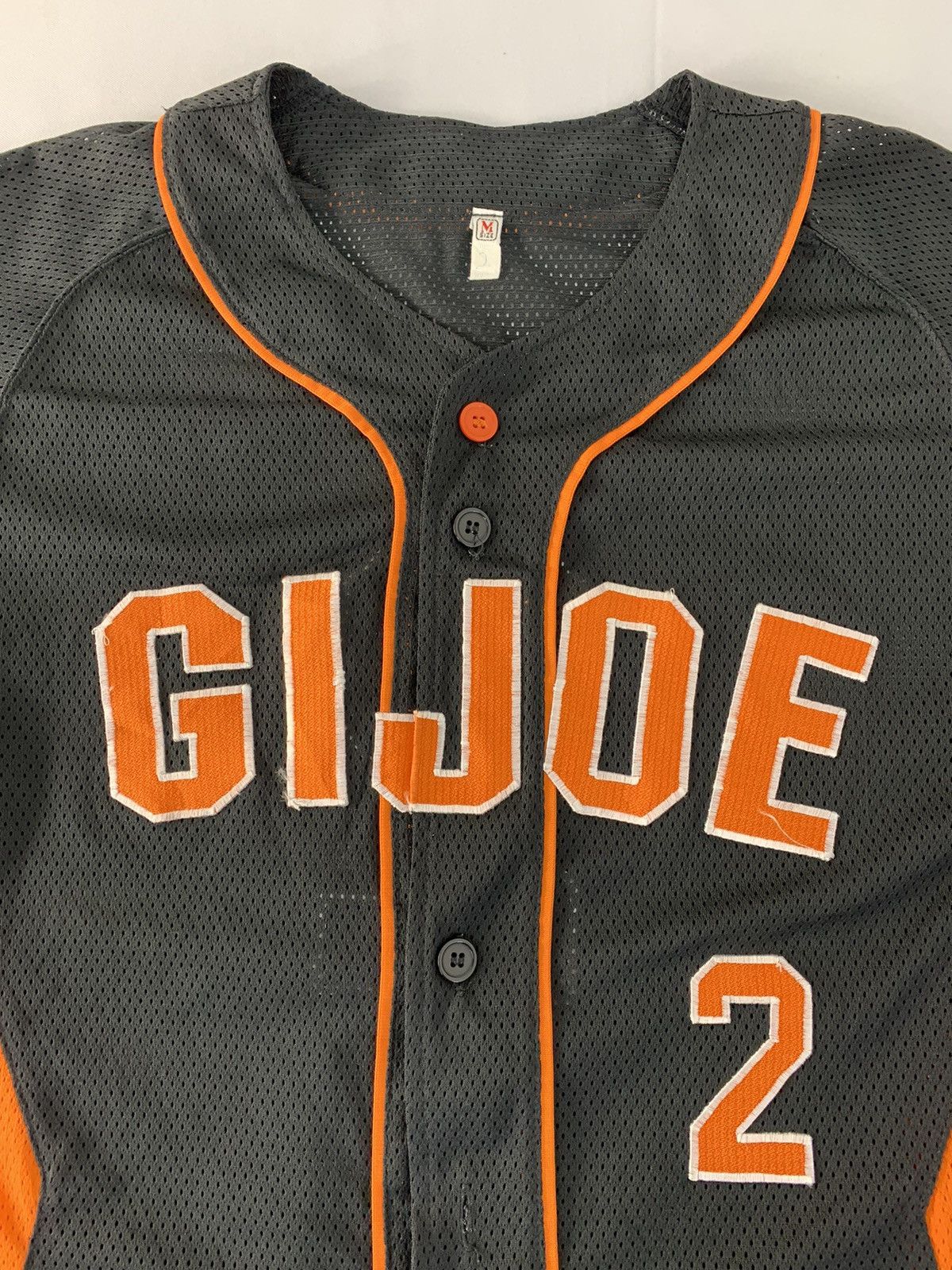 Vintage GI Joe Button Up Spell Out Embroidery Logo Jerseys Tee Size US M / EU 48-50 / 2 - 3 Thumbnail