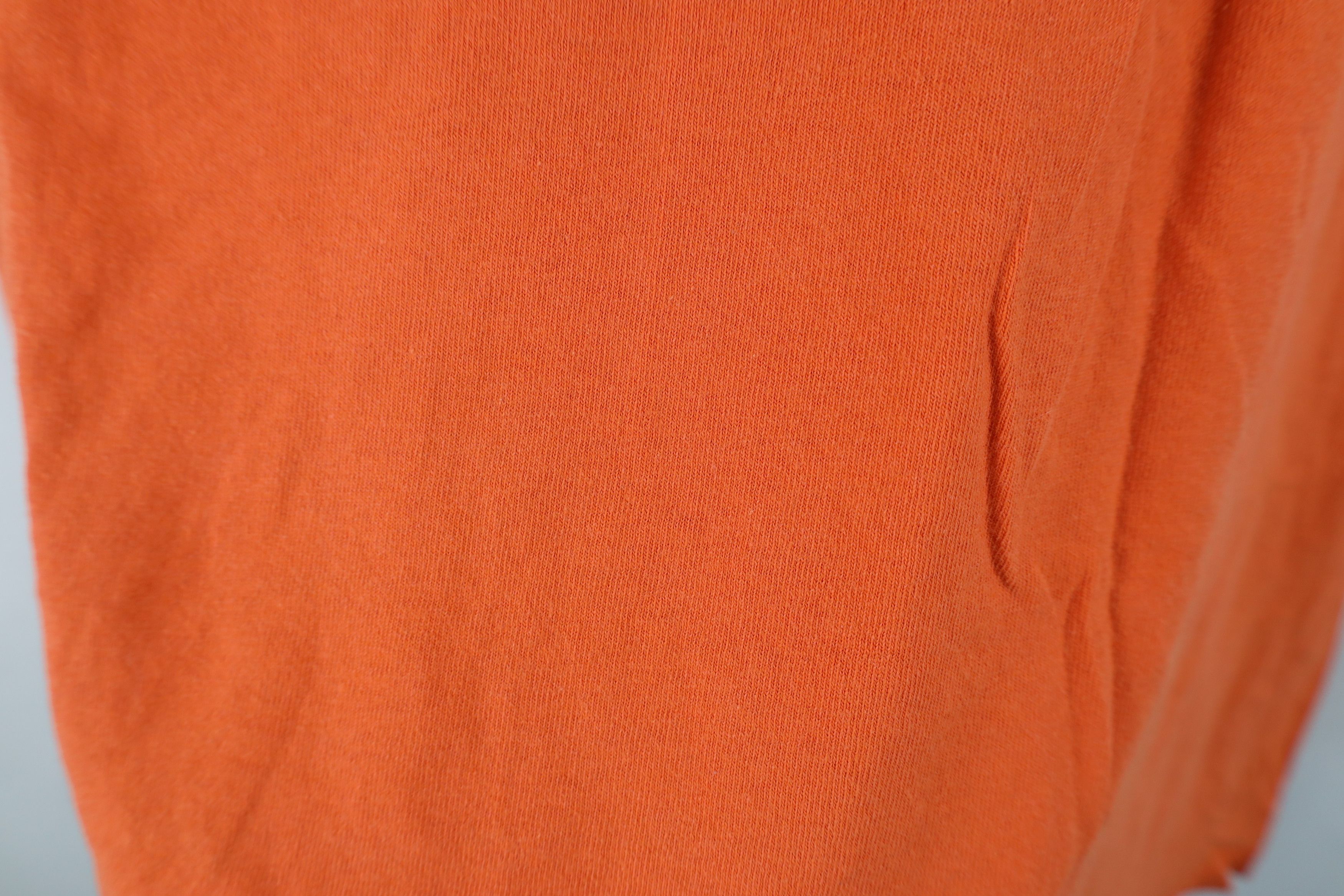 Vintage Vintage Y2K English D Detroit Tigers Baseball T-Shirt Orange Size US XL / EU 56 / 4 - 11 Thumbnail