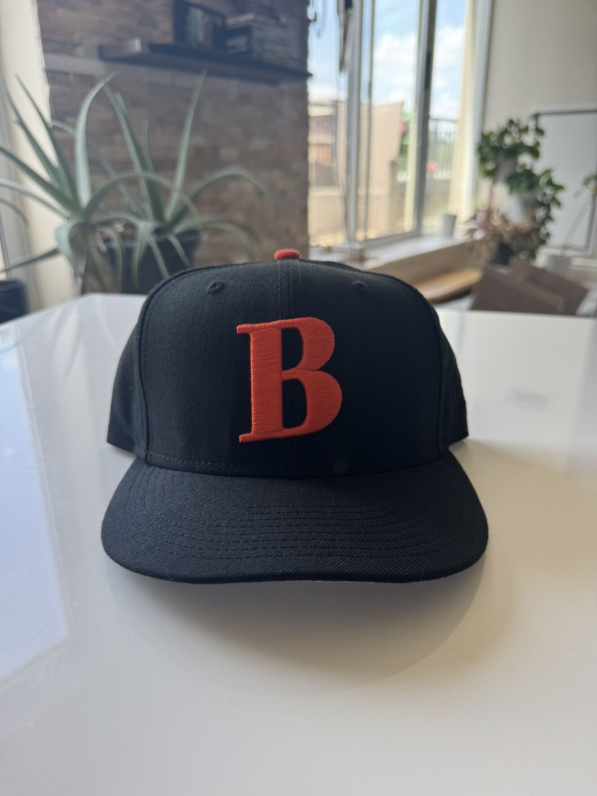 帽子 Stussy & Better Gift Shop NEW ERA Stussy Better Gift Shop 59Fifty Fitted Hat Navy / | Depop