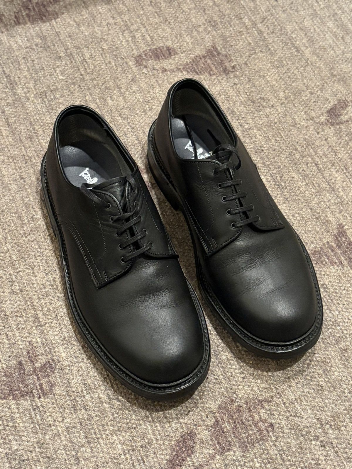 Japanese Brand Leather Lug Sole Mules by Simply Complicated | Grailed