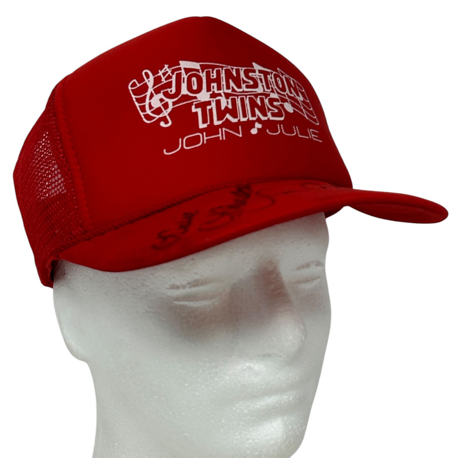Nissan Vintage Johnston Twins John Julie Trucker Hat Baseball Cap S Size ONE SIZE - 12 Thumbnail