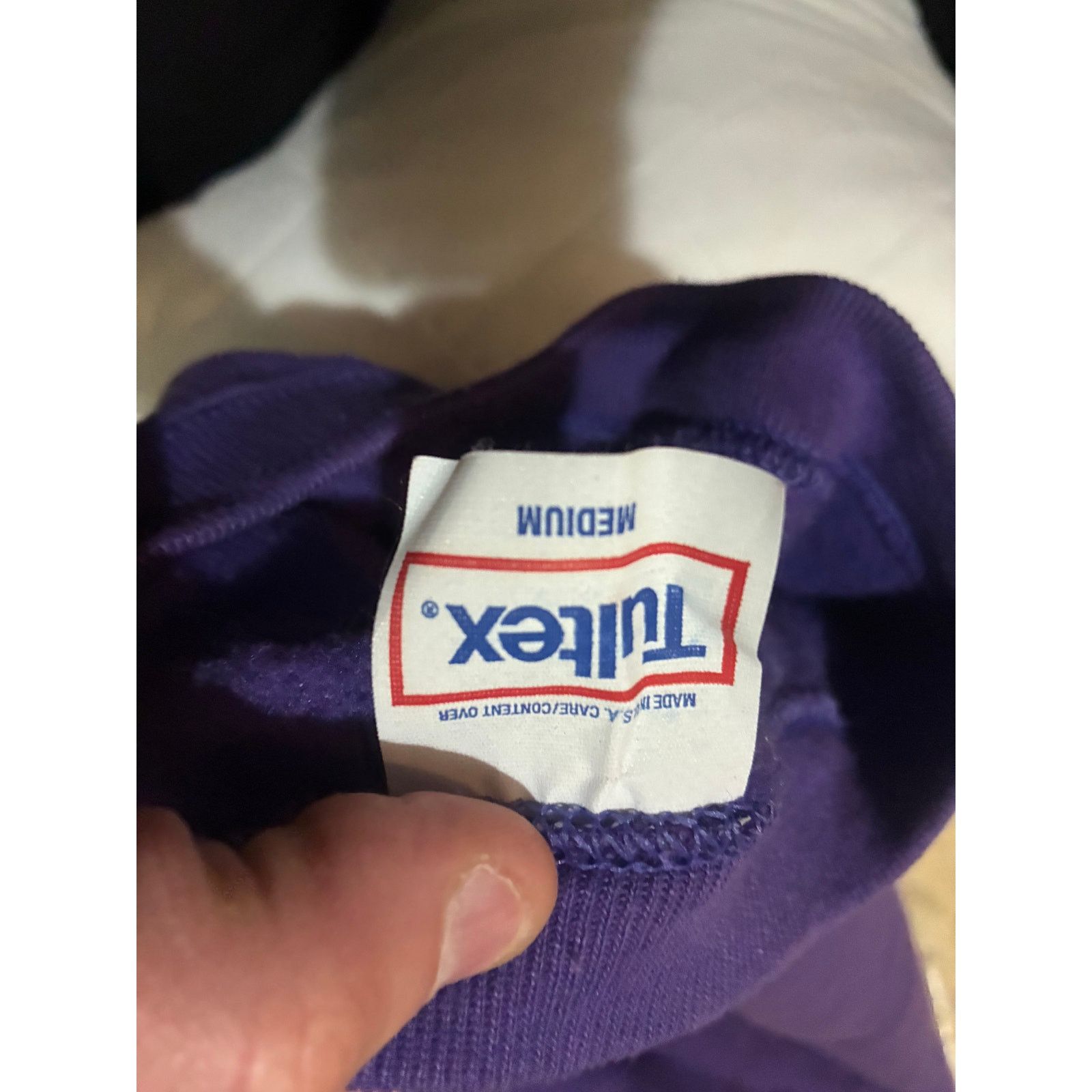Tultex Vintage Purple Tultex Sweatshirt & Sweatpants Set Medium Size M / US 6-8 / IT 42-44 - 3 Thumbnail