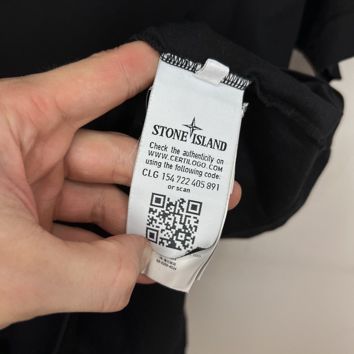 Stone Island Stone Island Tee Tshirt Black Classic Size US XL / EU 56 / 4 - 7 Thumbnail