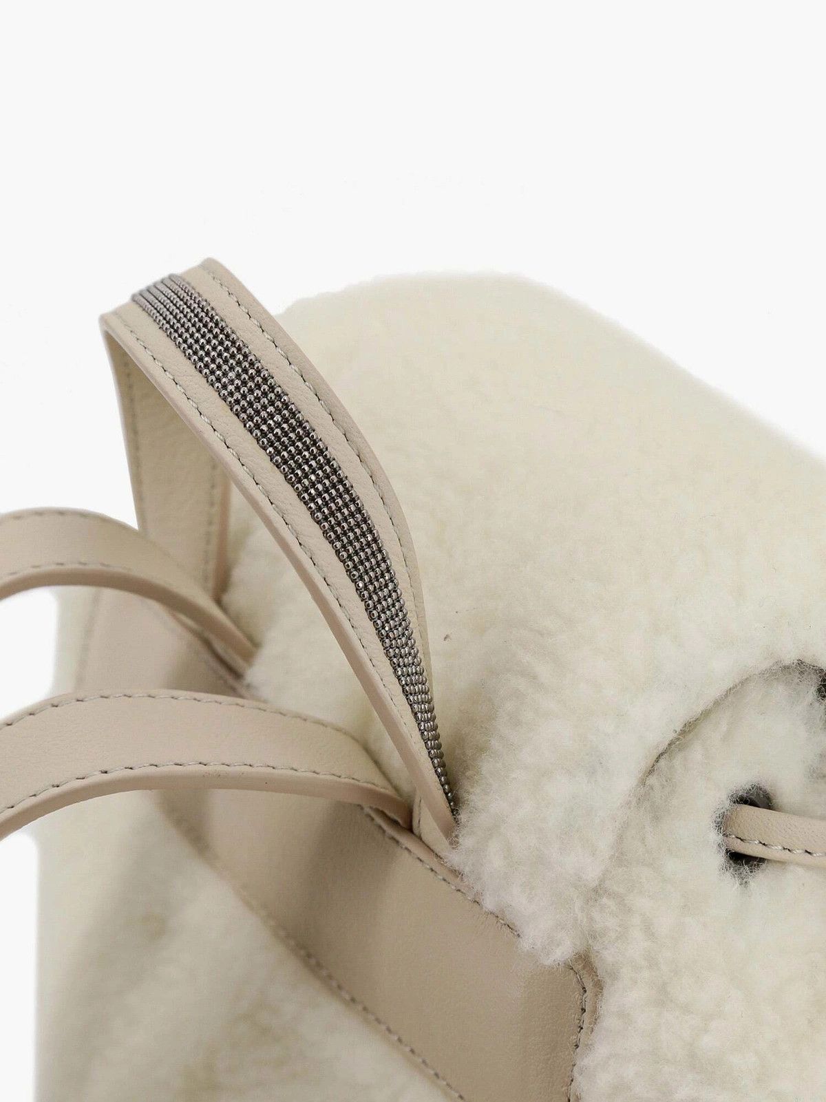 Brunello Cucinelli o1y0725 Size : OS / Backpack in White Size ONE SIZE - 4 Thumbnail