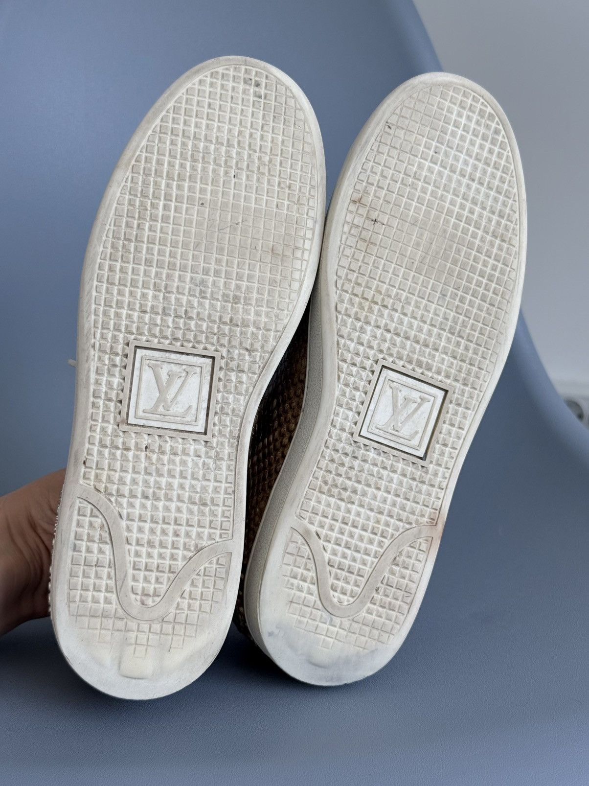 Louis Vuitton Louis Vuitton Style Python Leather Low Top Sneakers Size US 8 / IT 38 - 17 Thumbnail