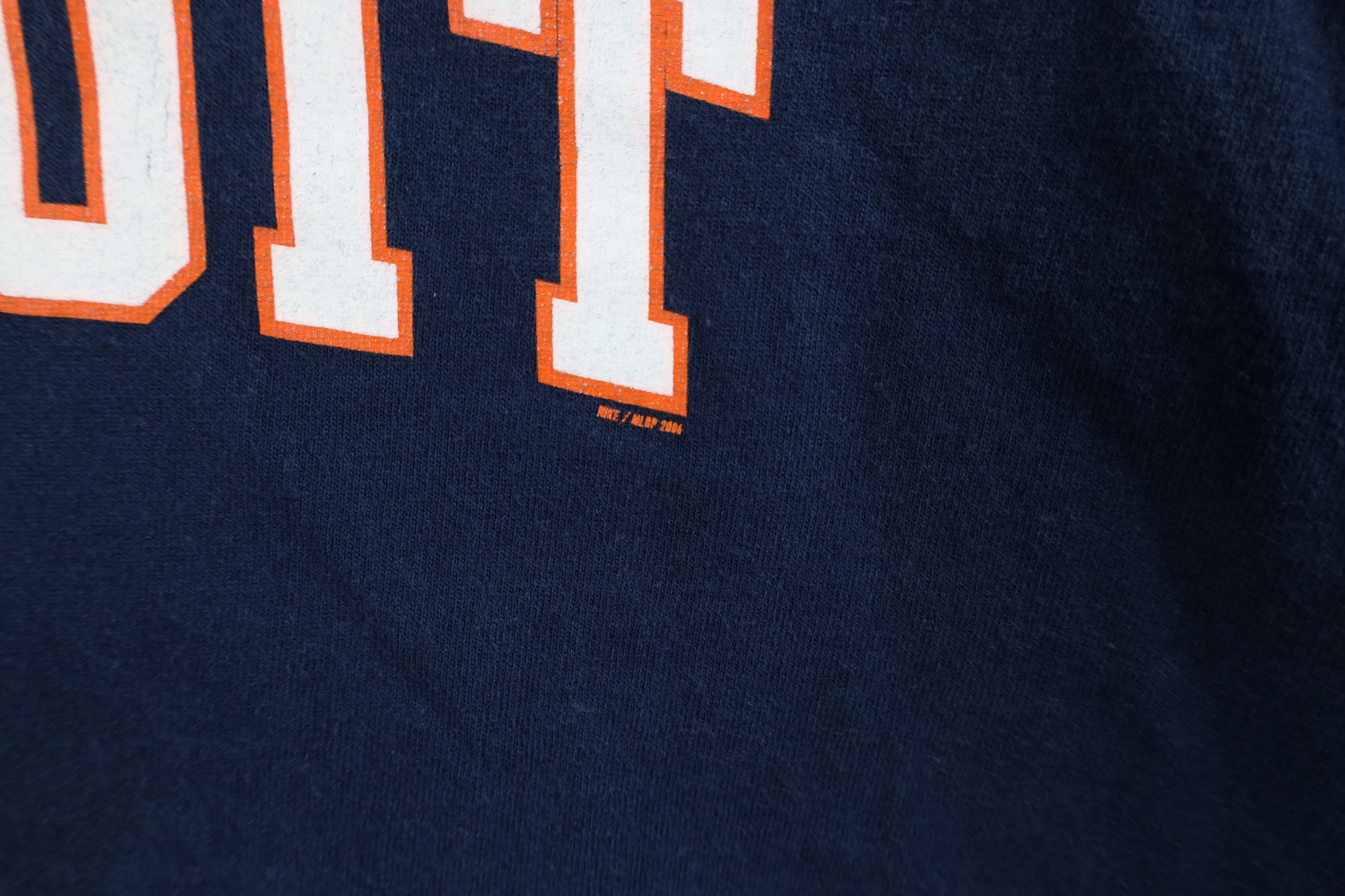 Nike Vintage Nike Mini Swoosh Detroit Tigers Ringer T-Shirt Blue Size US XL / EU 56 / 4 - 5 Thumbnail
