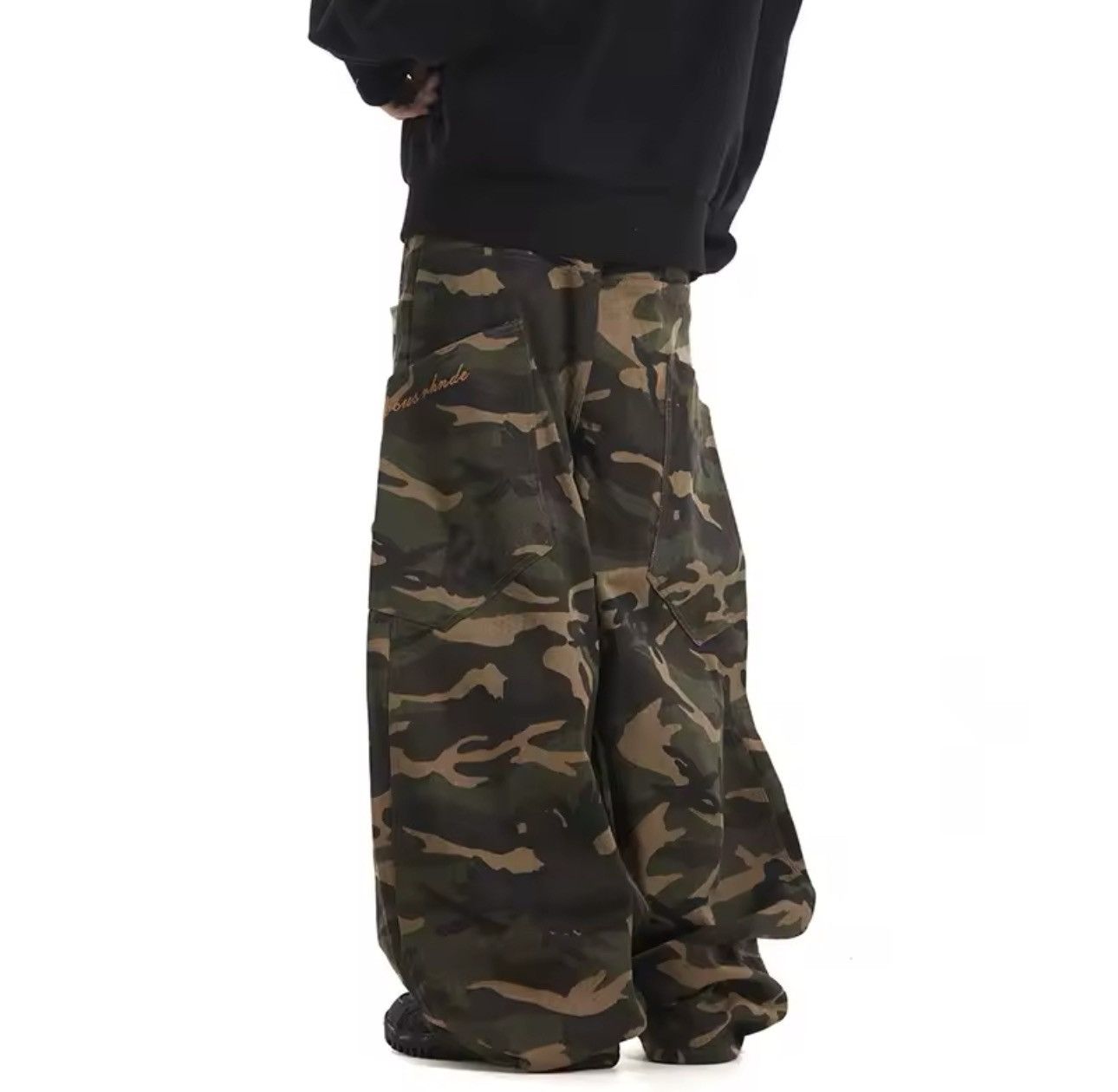 Designer × Other Camouflage Baggy Streetwear Loose Wide Leg Pants Size US 31 - 3 Thumbnail