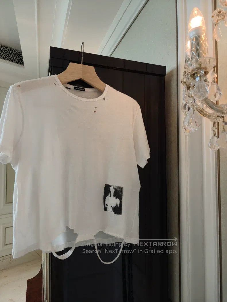 Ann Demeulemeester Ann Demeulemeester Size M White T-shirt Size M / US 6-8 / IT 42-44 - 1 Thumbnail