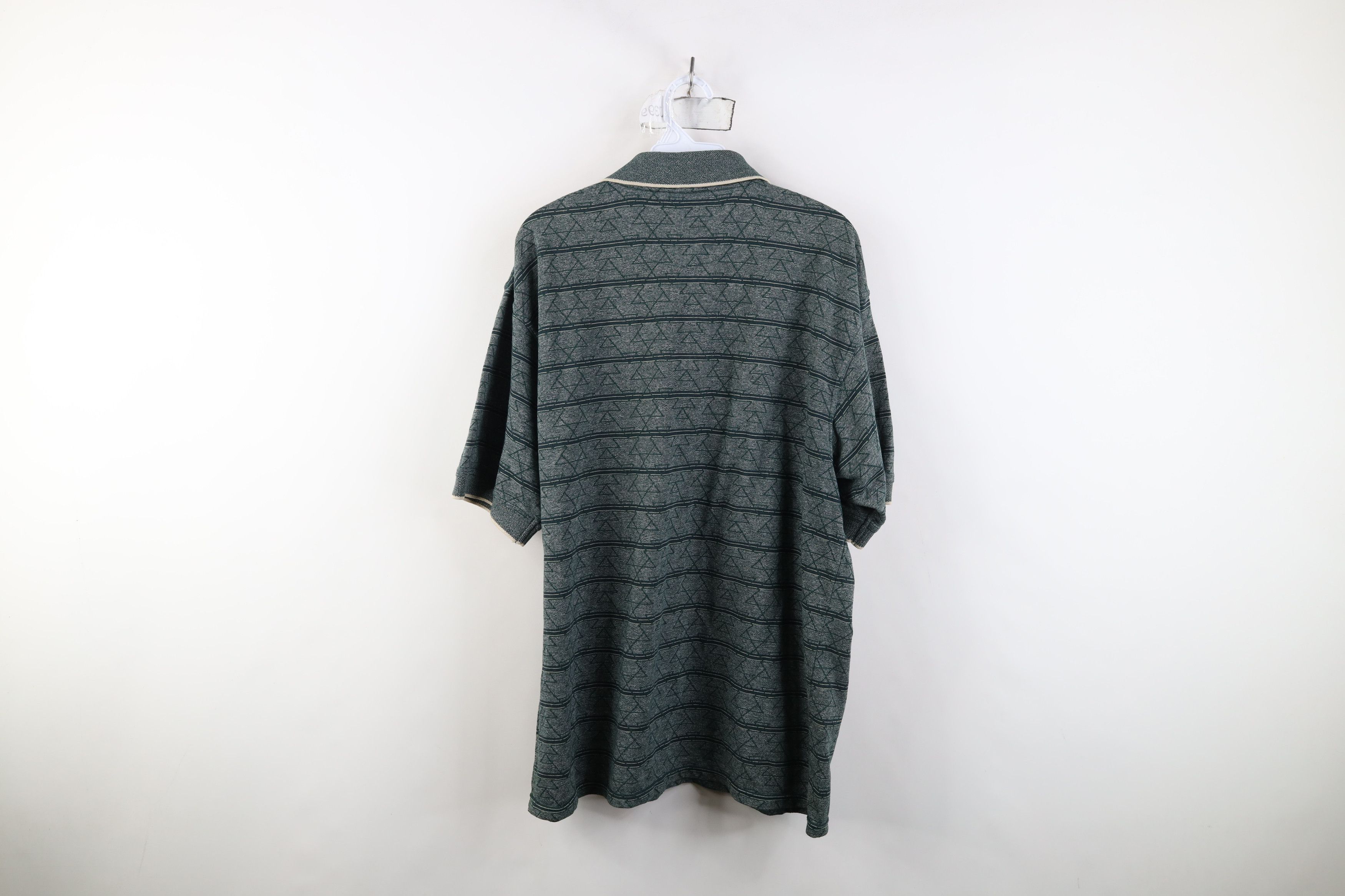 Vintage Vintage 90s Streetwear Geometric Collared Golf Polo Shirt Size US XL / EU 56 / 4 - 8 Thumbnail