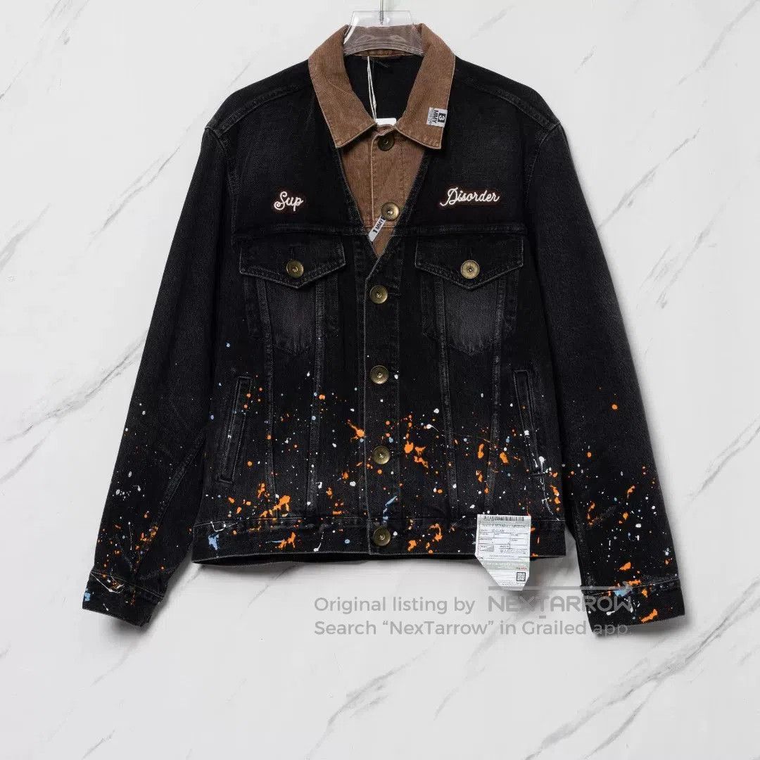 Maison MIHARA YASUHIRO Mihara Yasuhiro Splatter Denim Jacket. Size US M / EU 48-50 / 2 - 1 Thumbnail