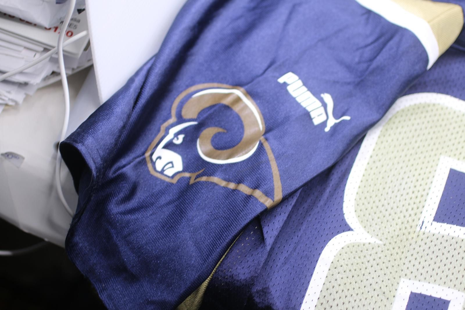 NFL 🏈 Isaac Bruce #80 St. Louis Rams Puma Jersey XL Vintage NFL Size US XL / EU 56 / 4 - 2 Thumbnail