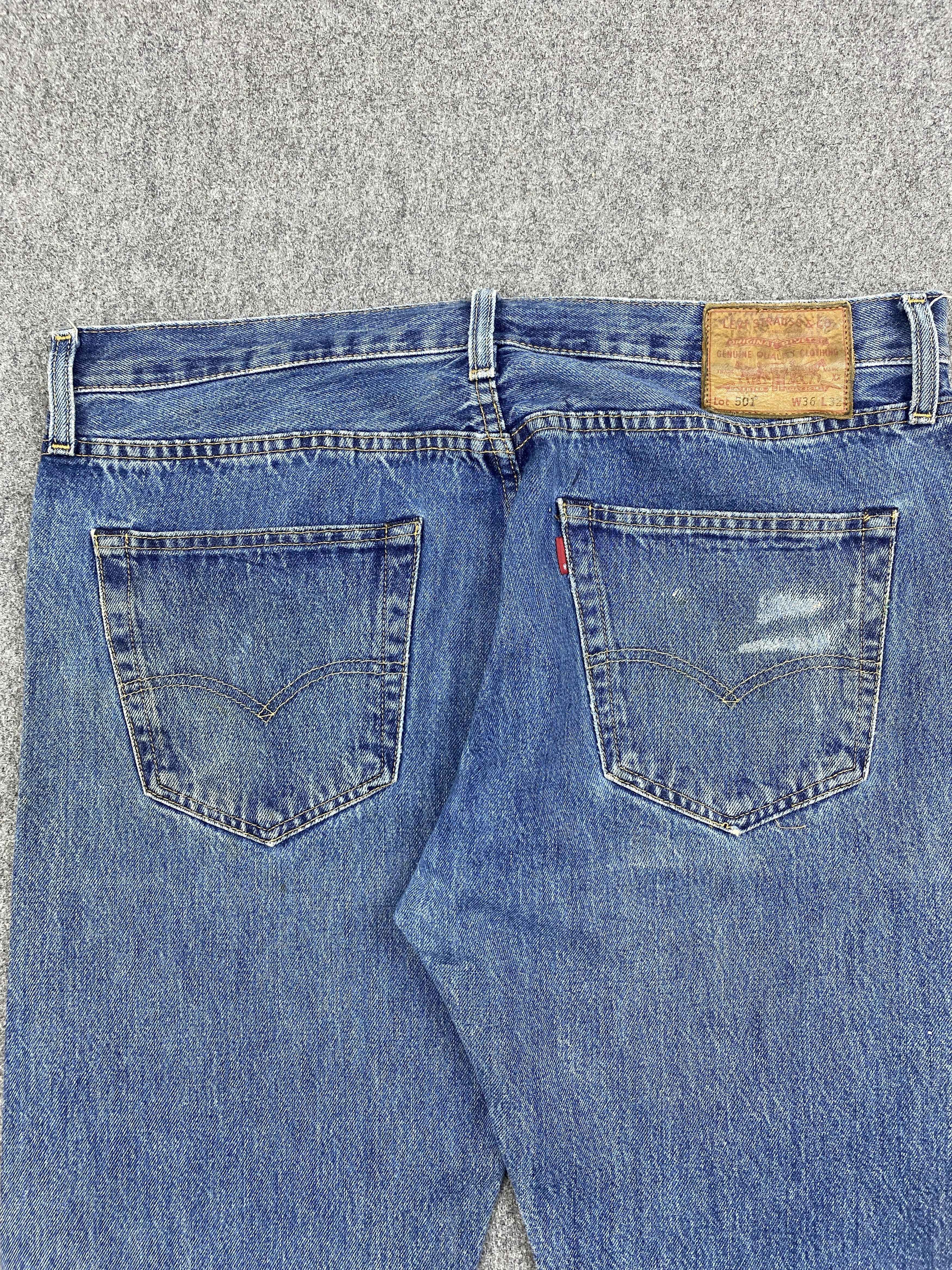 Levi's Blue Denim Vintage Levis 501 Jeans DP2801 Size US 39 - 4 Thumbnail