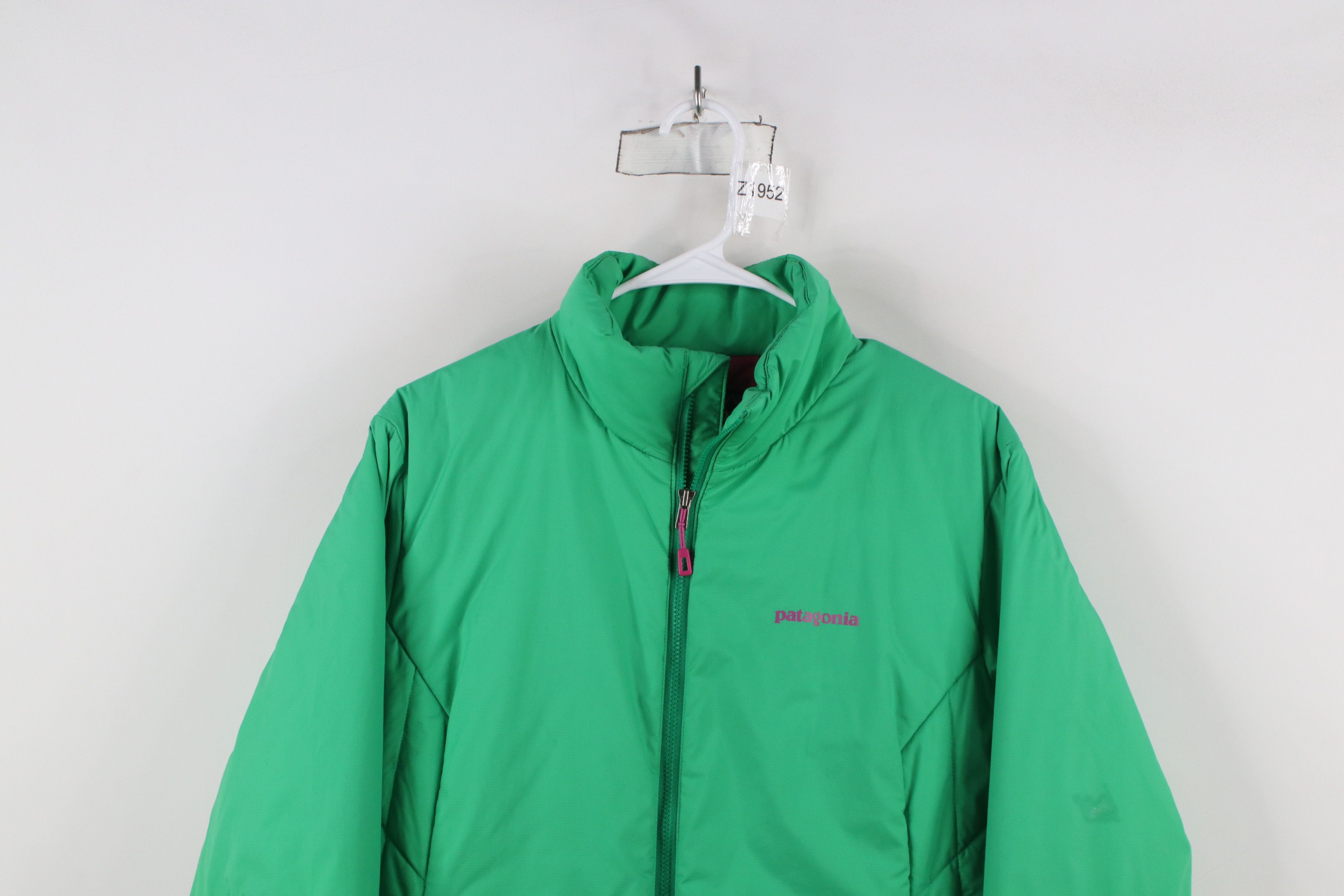 Patagonia × Vintage Vintage Y2K Patagonia Spell Out Micro Puff Puffer Jacket Size XL / US 12-14 / IT 48-50 - 2 Thumbnail