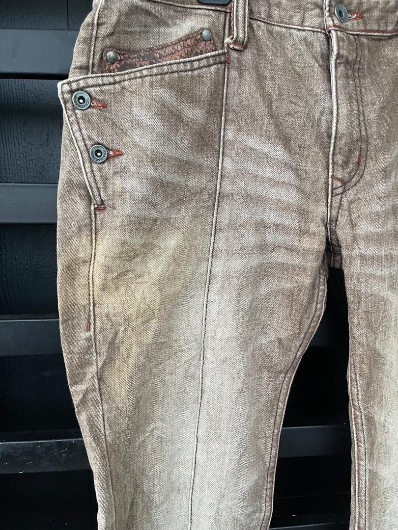Nicole Club 🔥 RARE! NICOLE CLUB FOR MAN FLARE FADED JEAN Size US 31 - 3 Thumbnail