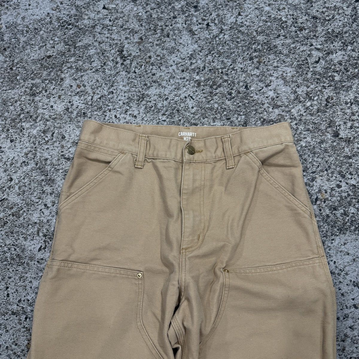 Carhartt Carhartt WIP Tan Double Knee Carpenter Pants Size US 29 - 7 Thumbnail