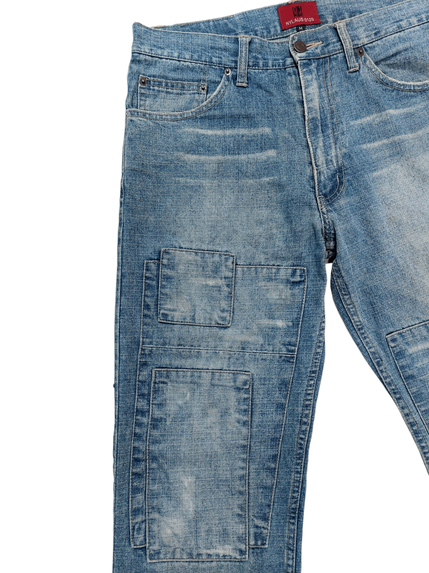 Japanese Brand Nylaus 0125 Patchwork Denim Size US 32 / EU 48 - 6 Thumbnail