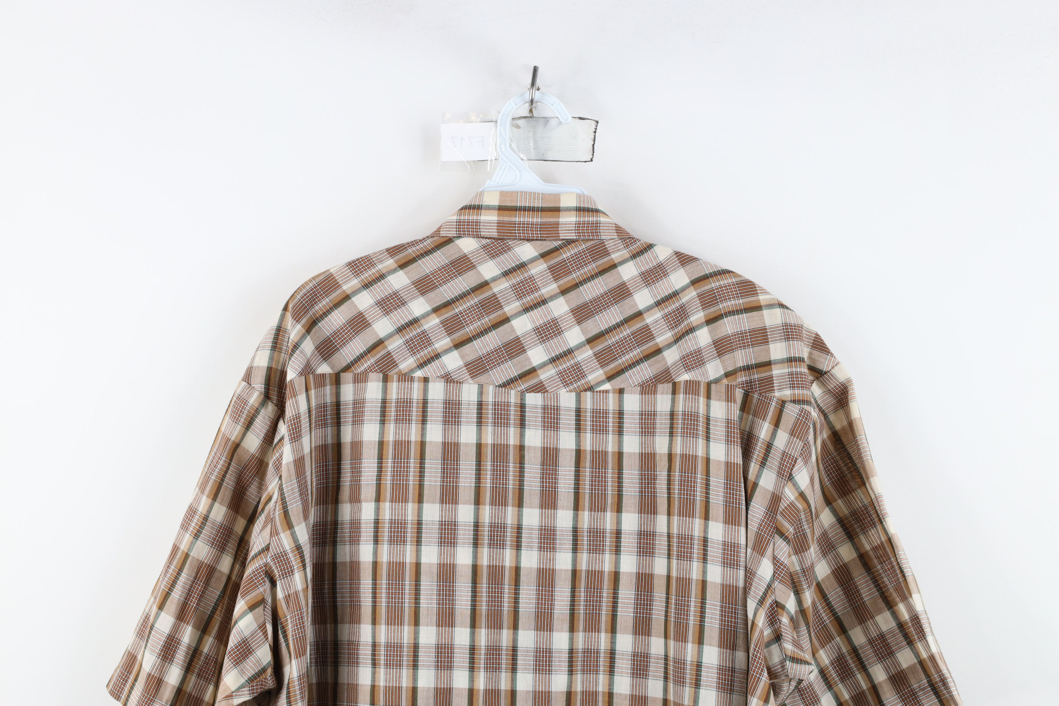 Vintage Vintage 70s Streetwear Western Short Sleeve Button Shirt Size US XL / EU 56 / 4 - 13 Thumbnail