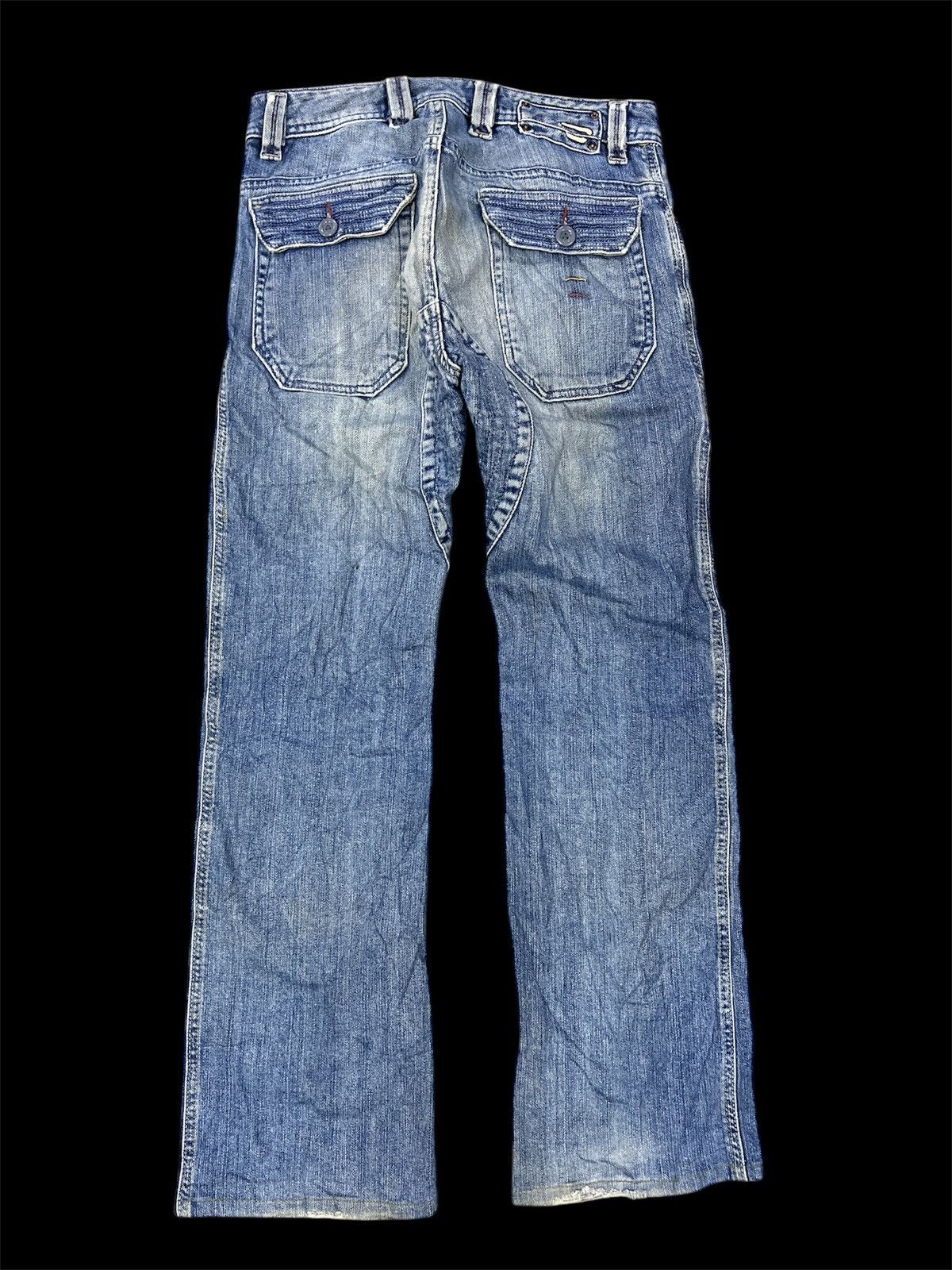 Designer × Diesel × Japanese Brand DIESEL DISTRESSED DENIM PANT Size US 28 / EU 44 - 5 Thumbnail