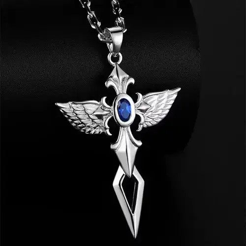Other Angel Small Cross Sword Pendant Necklace Size ONE SIZE - 1 Thumbnail