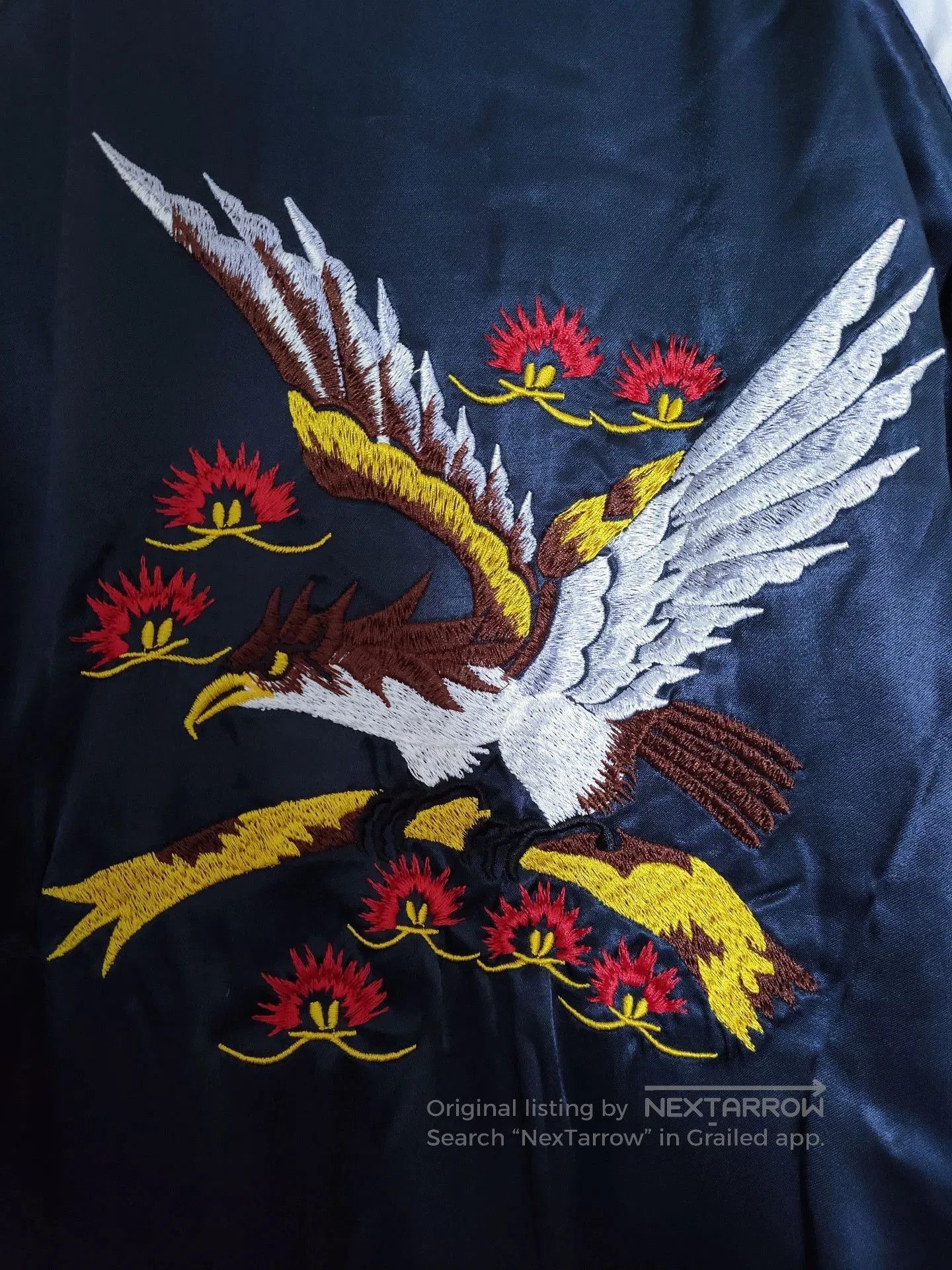 Sandro Sandro Men's Eagle Embroidery Jacket. Size US L / EU 52-54 / 3 - 5 Thumbnail