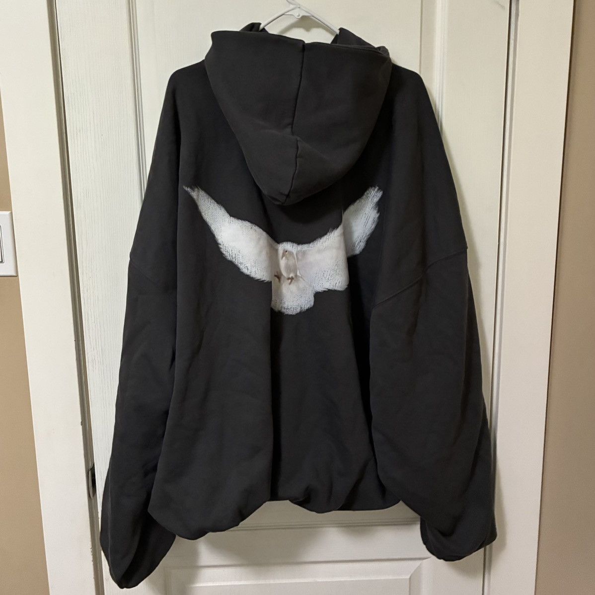Yeezy Gap Engineered By Balenciaga Dove Hoodie Black | Grailed