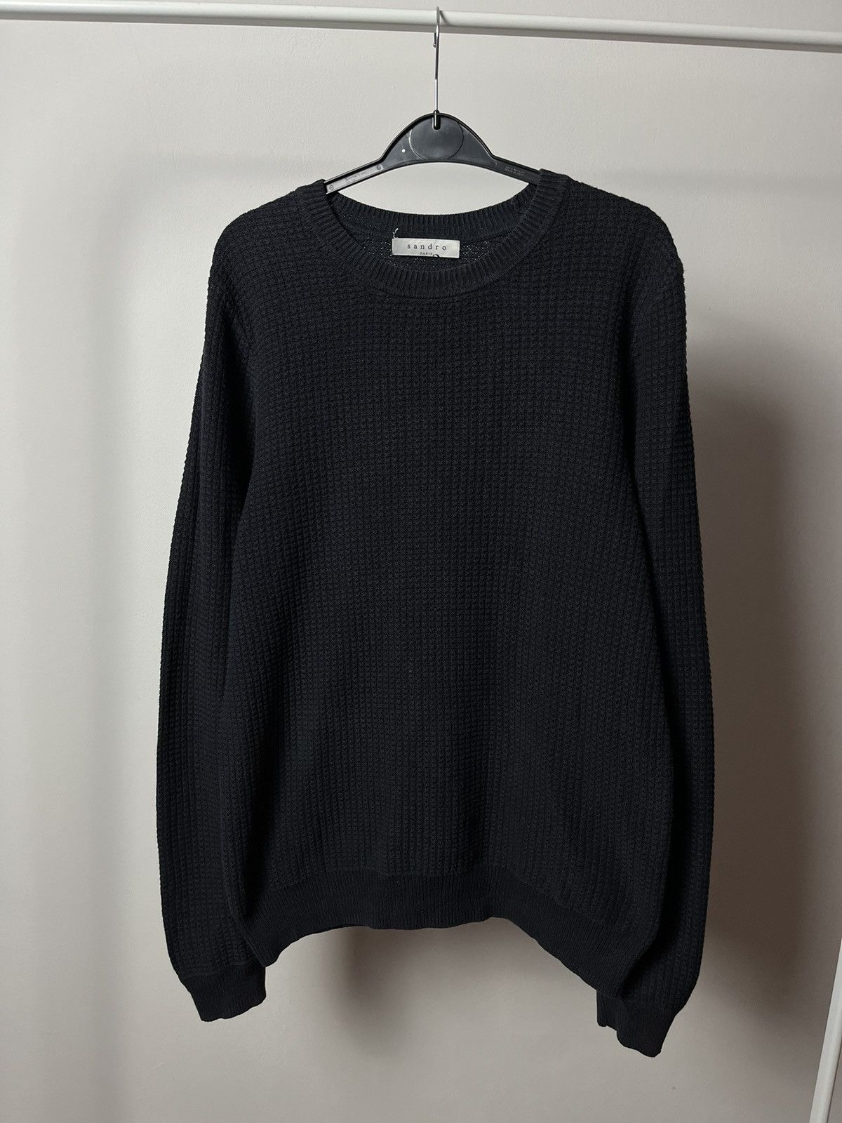 Sandro Sandro Men’s Classic waffle knit sweater Size US M / EU 48-50 / 2 - 1 Thumbnail