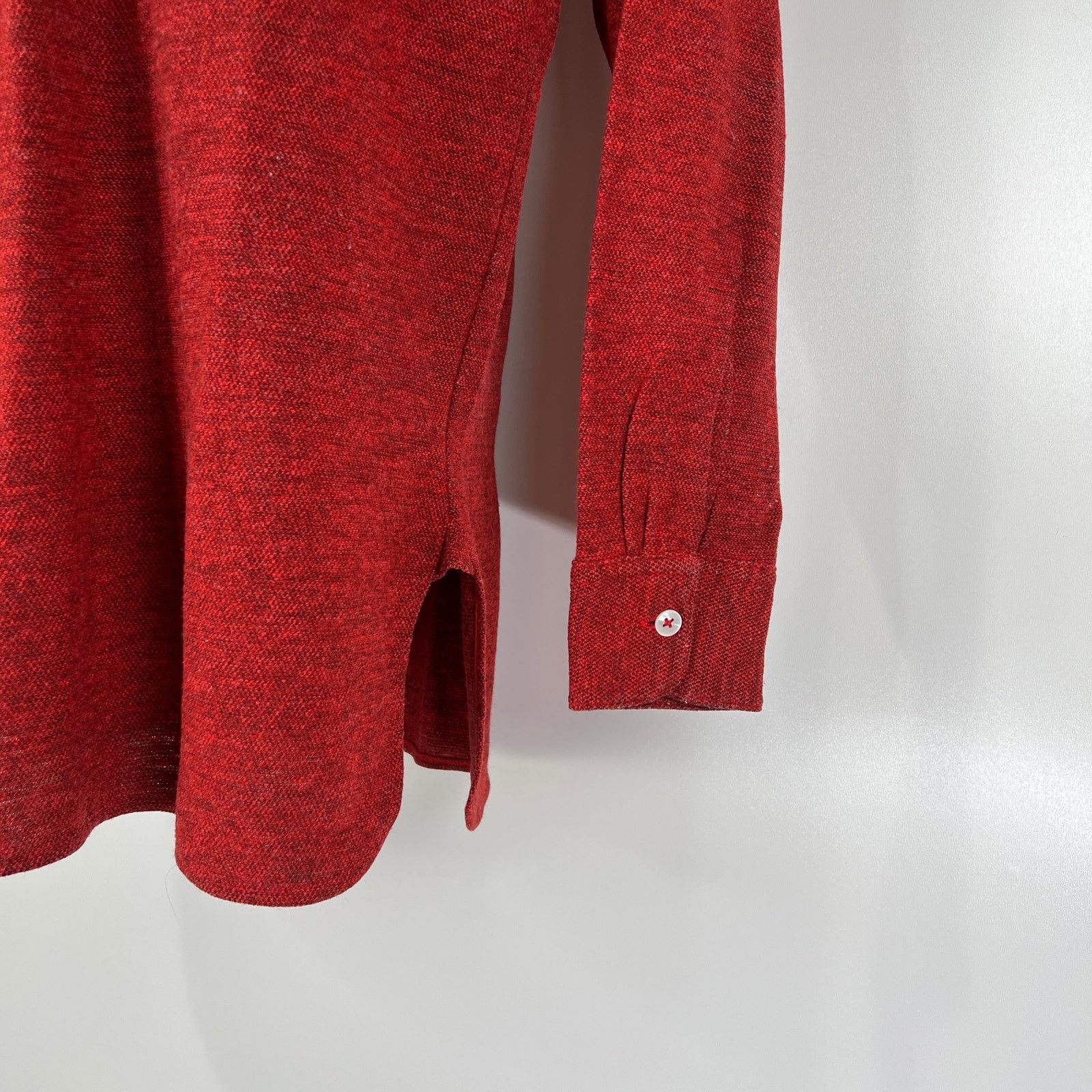 Vintage Vintage Spinnaker Wool Shirt Red Polo Top Size US M / EU 48-50 / 2 - 5 Thumbnail