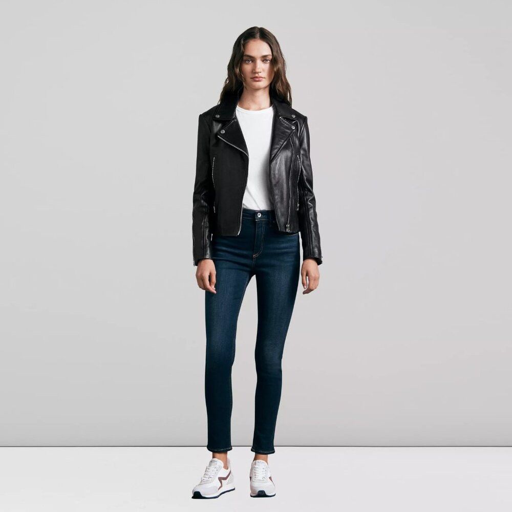 Rag & Bone Rag & Bone Nina High-Rise Ankle Skinny Jeans In Carmen Size Size 23" - 1 Thumbnail