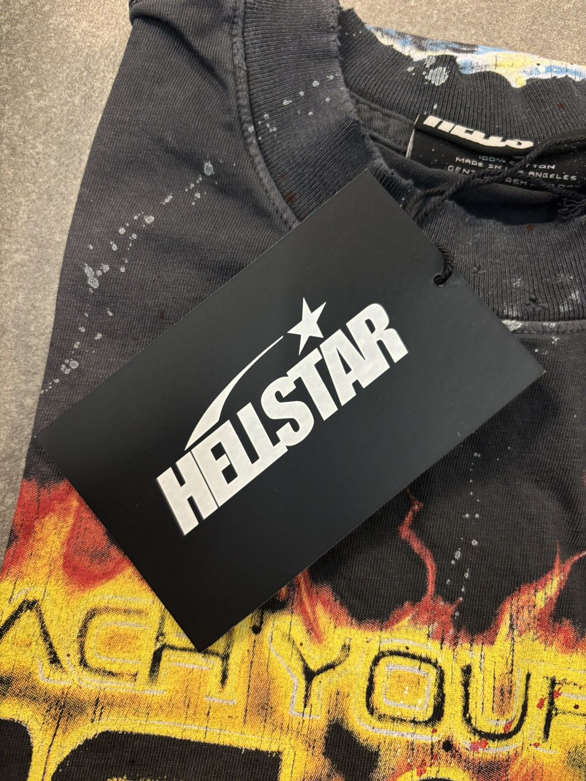 HELLSTAR Hellstar Inner Peace Skeleton T-Shirt, Black Size US L / EU 52-54 / 3 - 14 Thumbnail