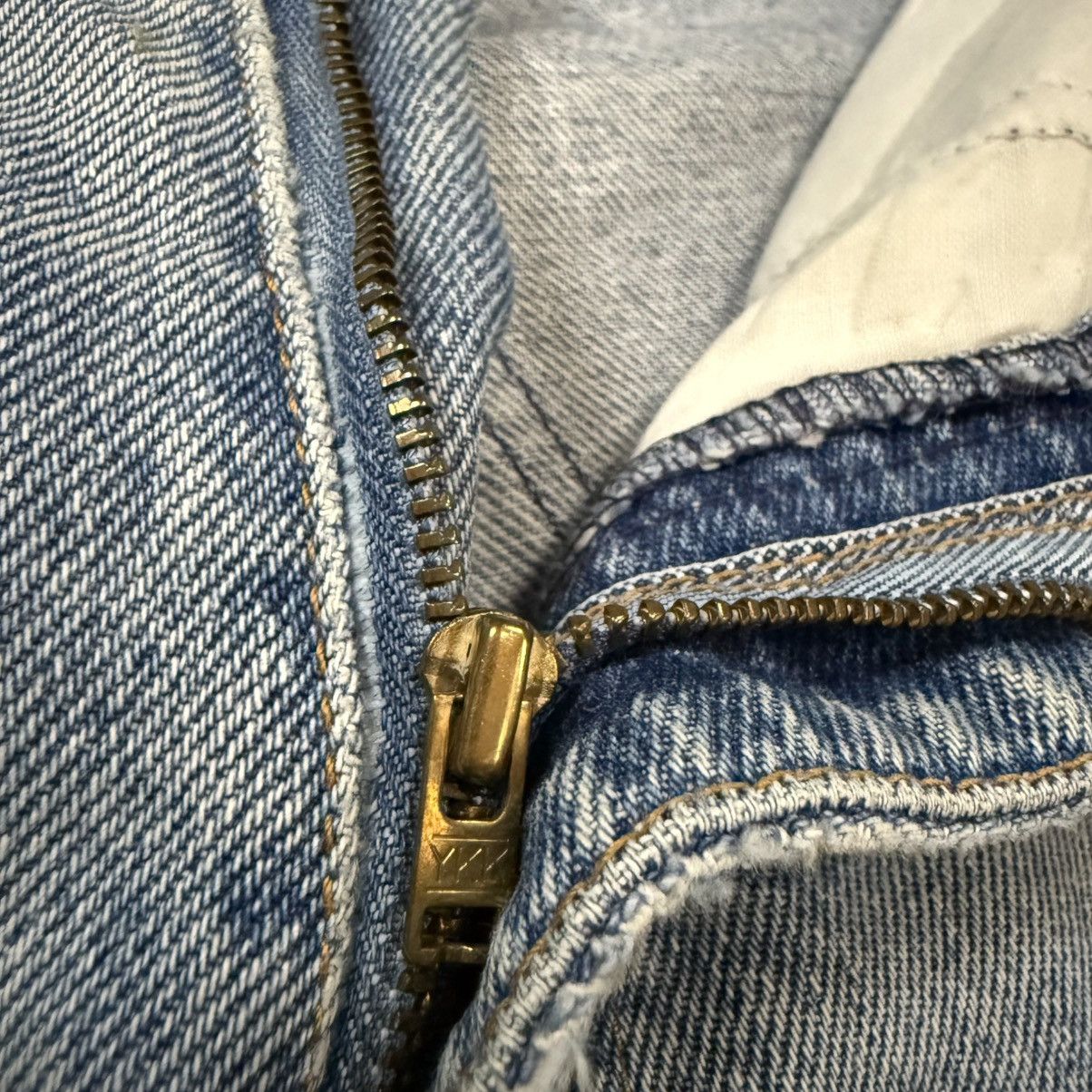 Armani Vintage 90s Armani Dirty Wash Metal Logo Jeans Amiri Style Size US 28 / EU 44 - 13 Thumbnail