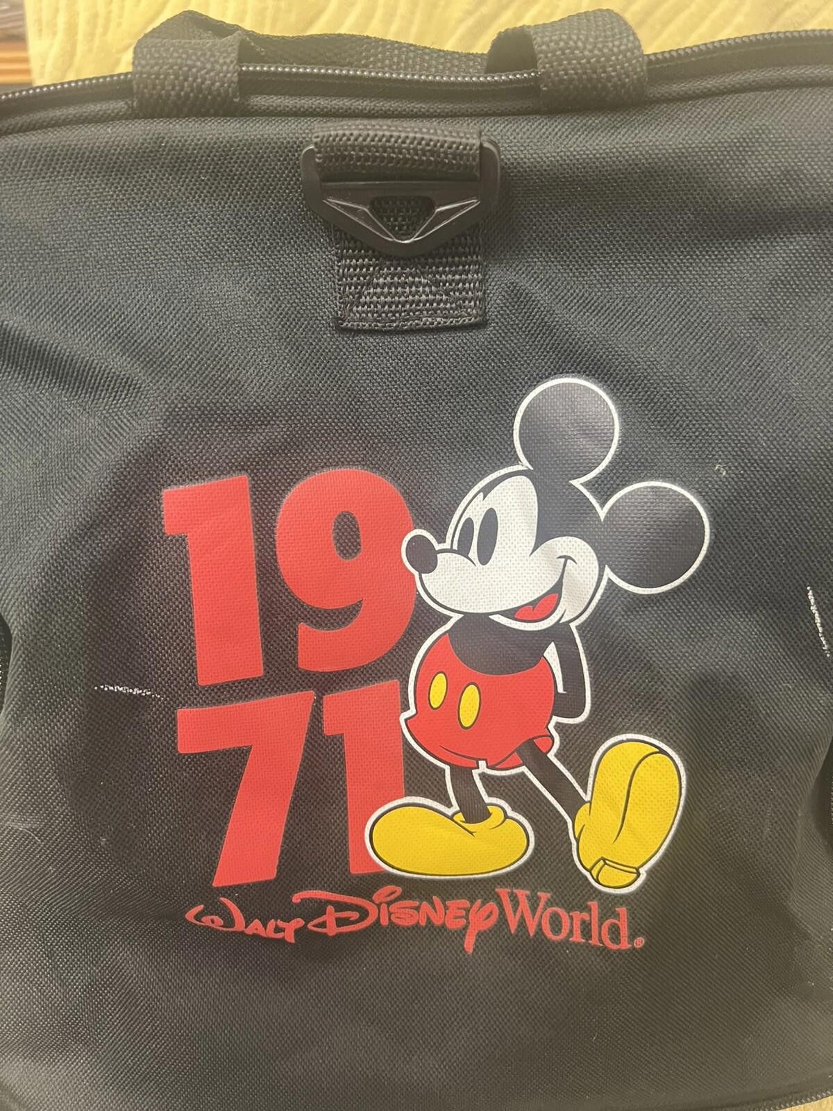 Disney 1971 Foldable Travel Duffle Bag Mickey Mouse Disney Size ONE SIZE - 5 Thumbnail