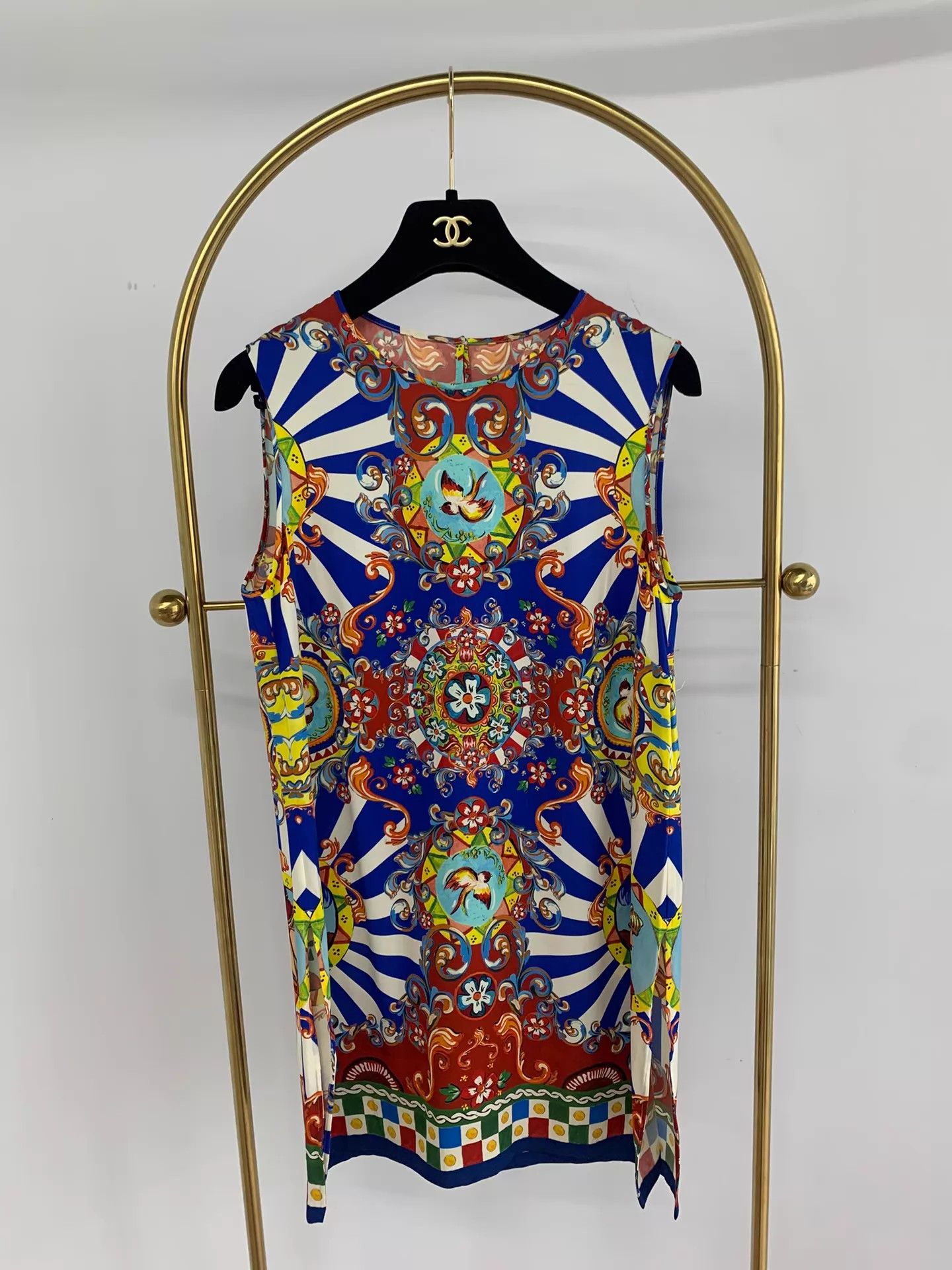 Dolce & Gabbana DG Colorful Soldier Print Sleeveless Dress Size 42 New Size M / US 6-8 / IT 42-44 - 1 Thumbnail