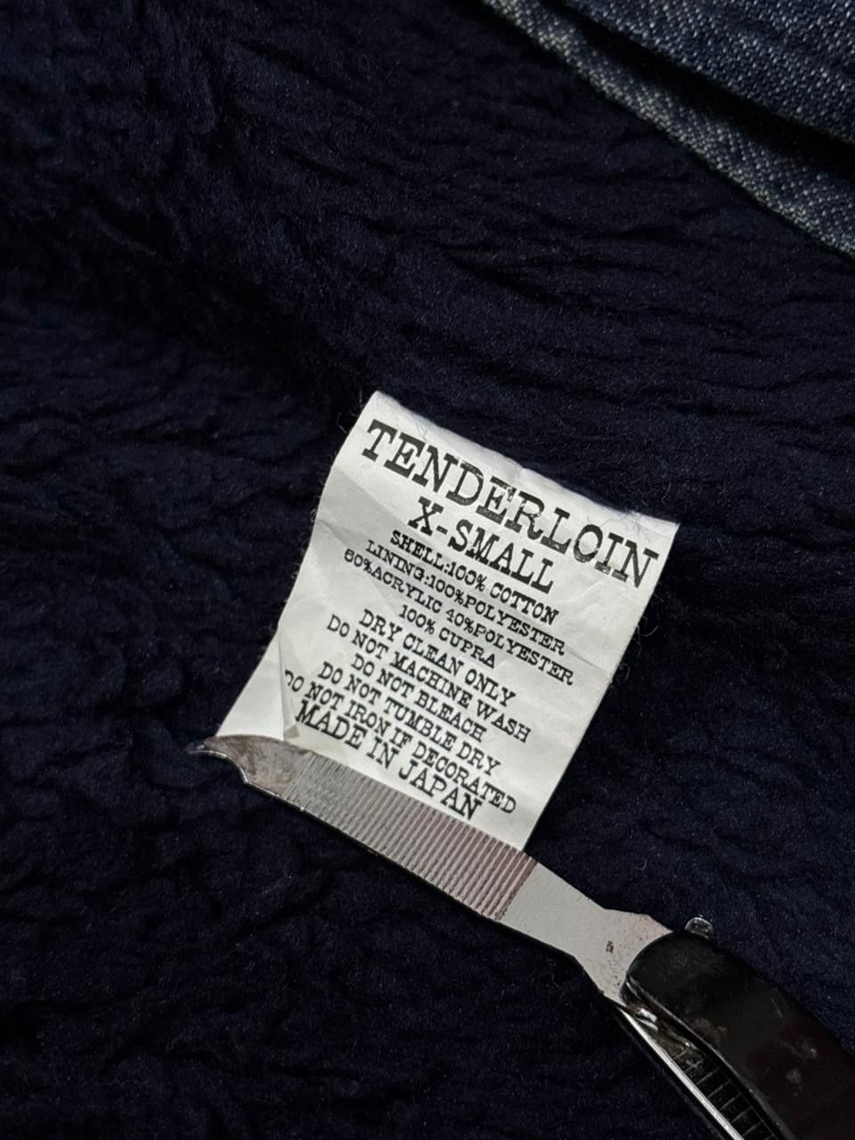 Tenderloin Tenderloin Boa Sherpa Western Denim Jacket Made in JAPAN Size US XS / EU 42 / 0 - 19 Thumbnail