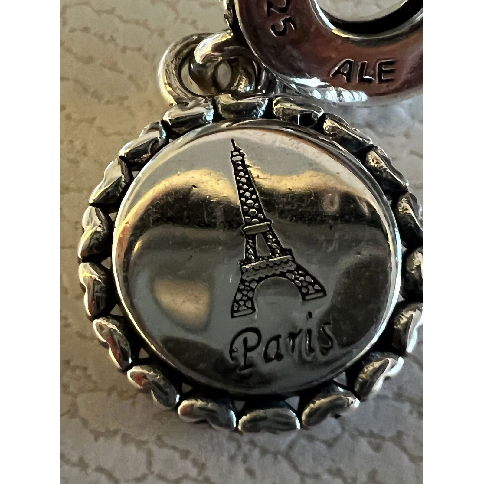 pandora Authentic Pandora, Eiffel Tower Paris Dangle, Travel Destina Size ONE SIZE - 4 Thumbnail