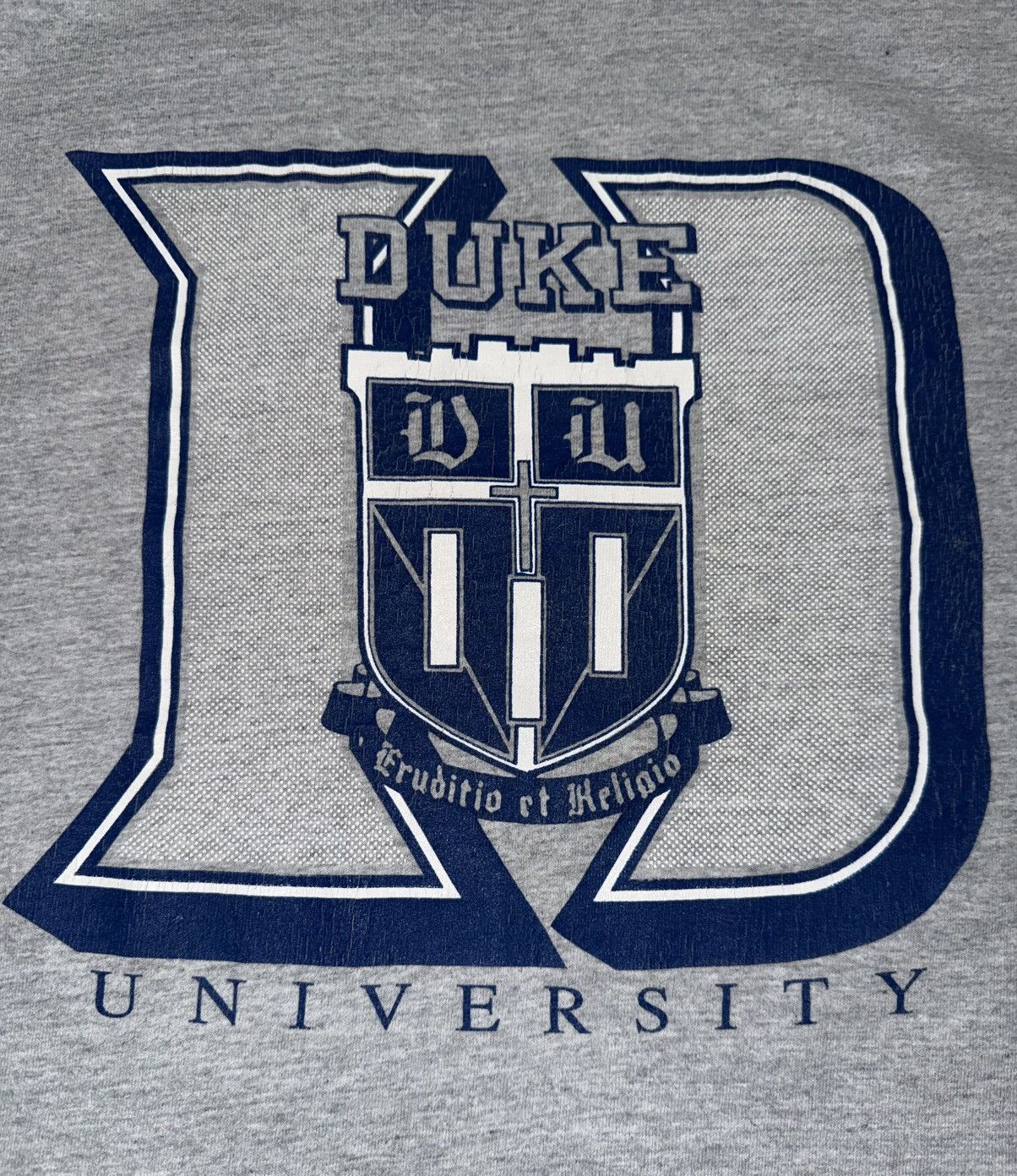 Vintage Vintage Duke University Crest T-Shirt Single Stitch USA Size US L / EU 52-54 / 3 - 2 Thumbnail