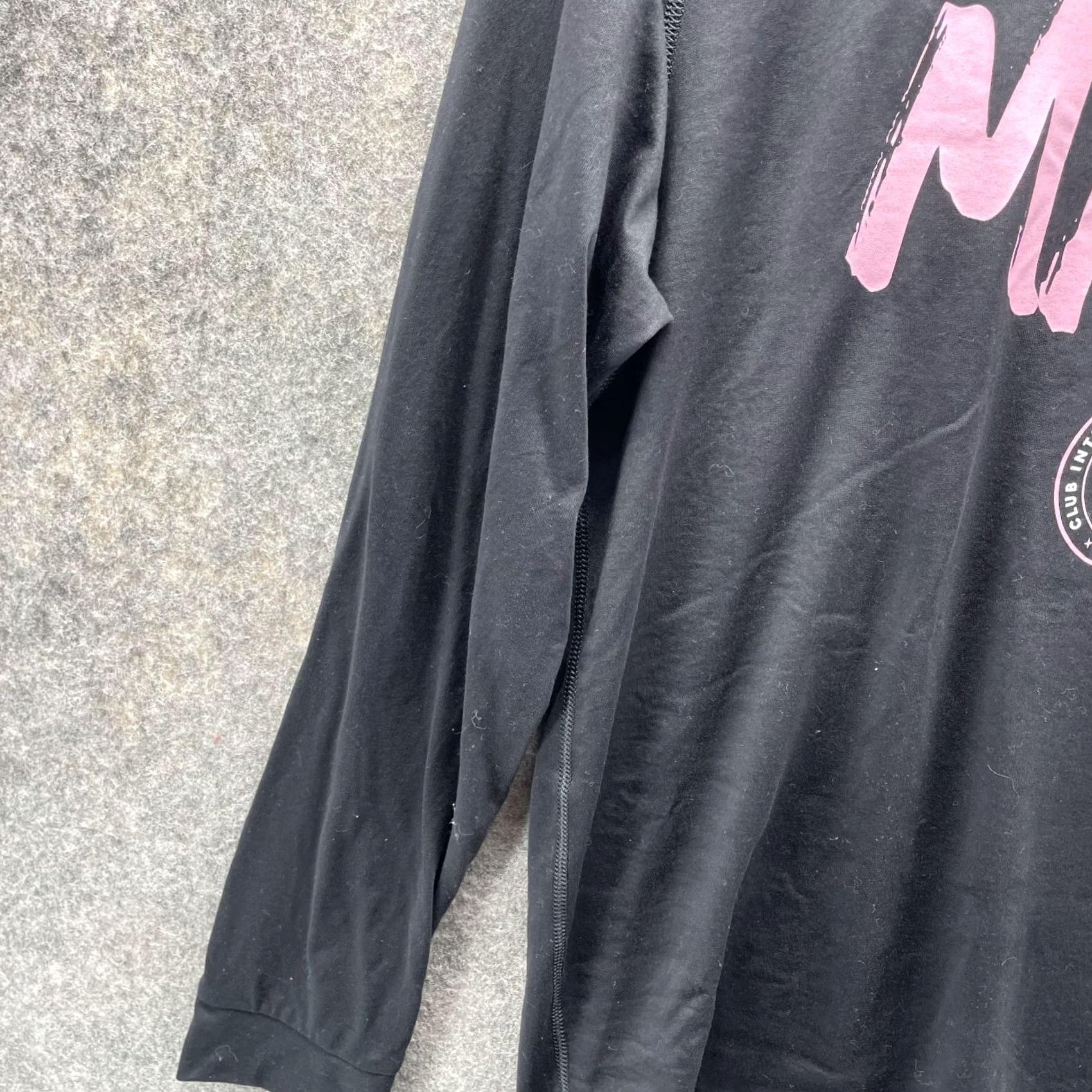 Adidas Adidas Shirt Women XL Black Pink Miami Creator Tee Jersey Long Sleeve Football Size XL / US 12-14 / IT 48-50 - 4 Thumbnail