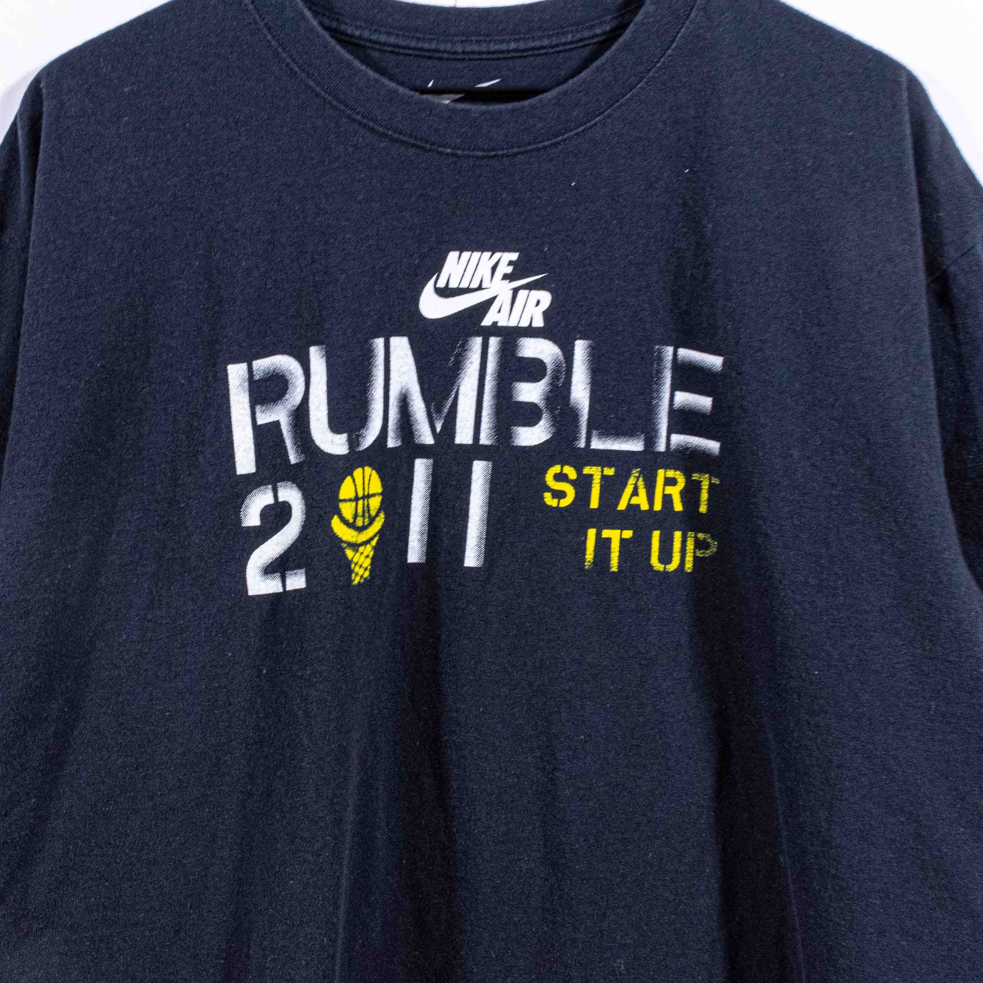 Nike NIKE Air Rumble 2011 T-Shirt Bronx NY Basketball XXL Y2K Size US XXL / EU 58 / 5 - 3 Thumbnail