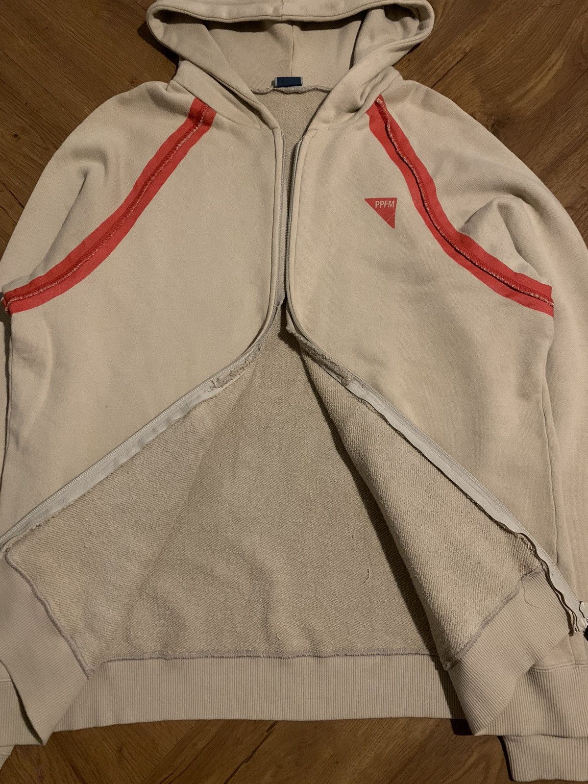 Hysteric Glamour × If Six Was Nine × PPFM 2000s PPFM • Red seam line insade zip hoodie Size US L / EU 52-54 / 3 - 3 Thumbnail