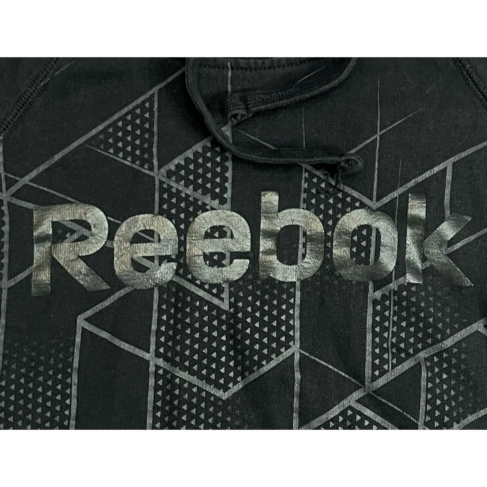 Reebok Reebok Black Hoodie Mens Medium Pullover Sweatshirt Athletic Size US M / EU 48-50 / 2 - 10 Thumbnail