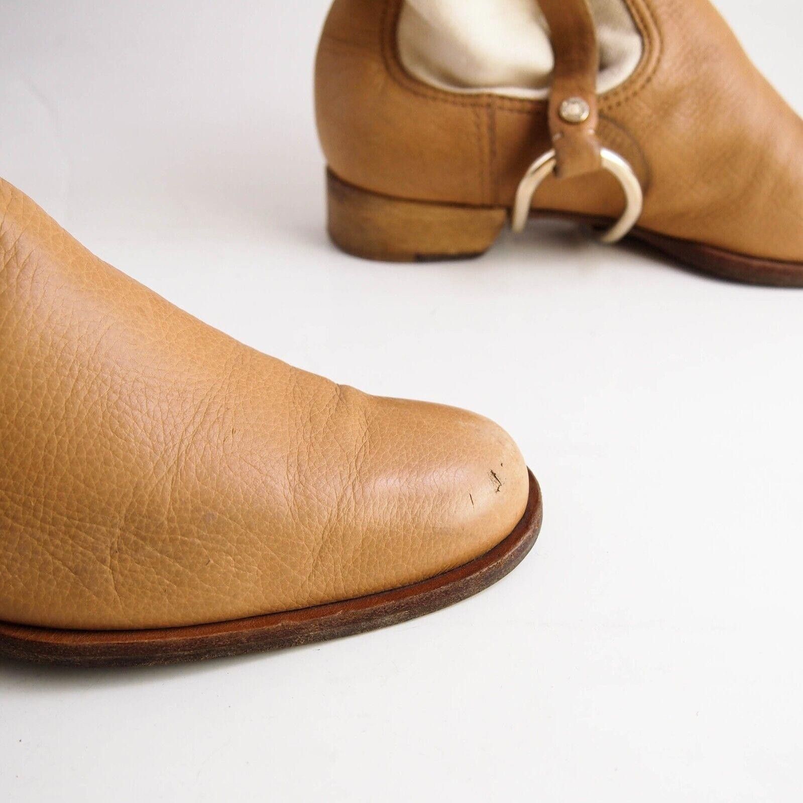 Celine Celine Slouch Equestrian Boots Leather Canvas US 7 EU 37 C Size US 7 / IT 37 - 9 Thumbnail