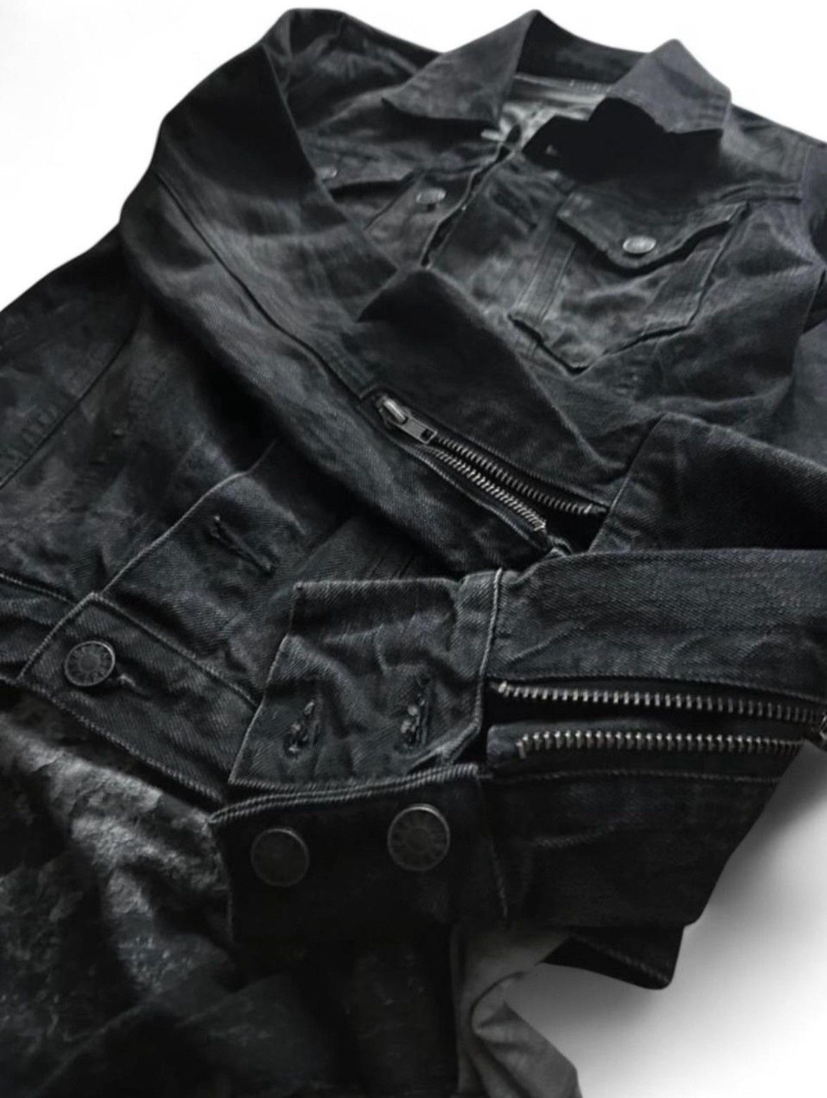 CIVARIZE Civarize shadow washed denim jacket Size US S / EU 44-46 / 1 - 4 Thumbnail
