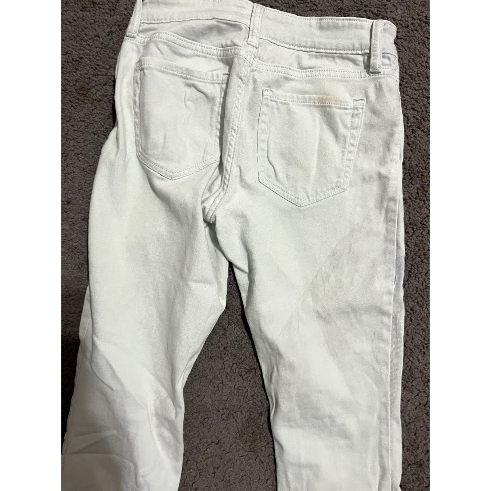 Gap GAP Skimmer Jeans Women’s 0 Regular 25 In Light Blue Denim Cotton Stretch Button Zipper Inseam 27 Self Size 25" / US 0 / IT 36 - 4 Thumbnail
