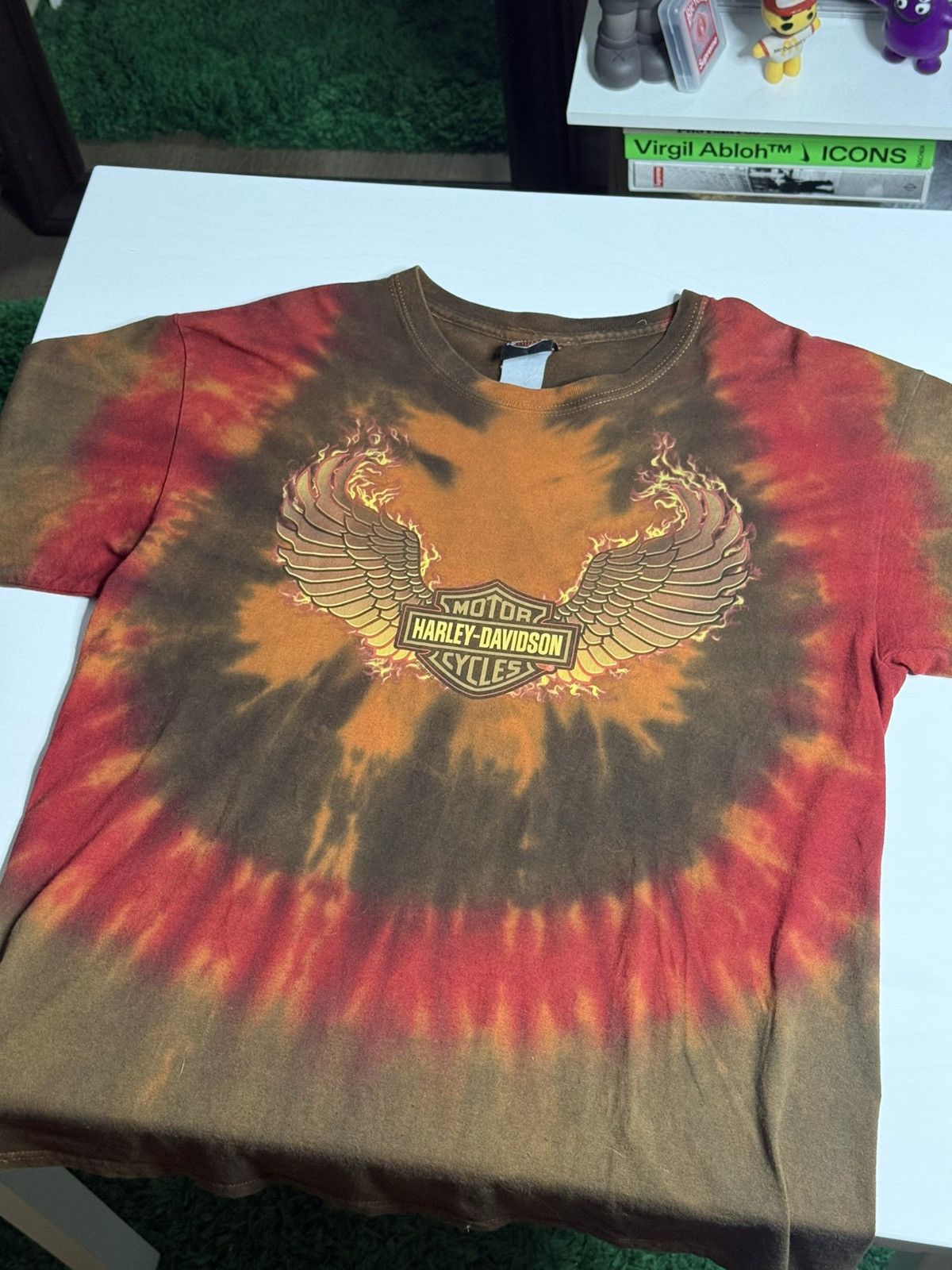 Harley Davidson VINTAGE Y2K Harley Davidson Firebird Tee “Tie-Dye” [ L ] PRE Size US L / EU 52-54 / 3 - 1 Thumbnail