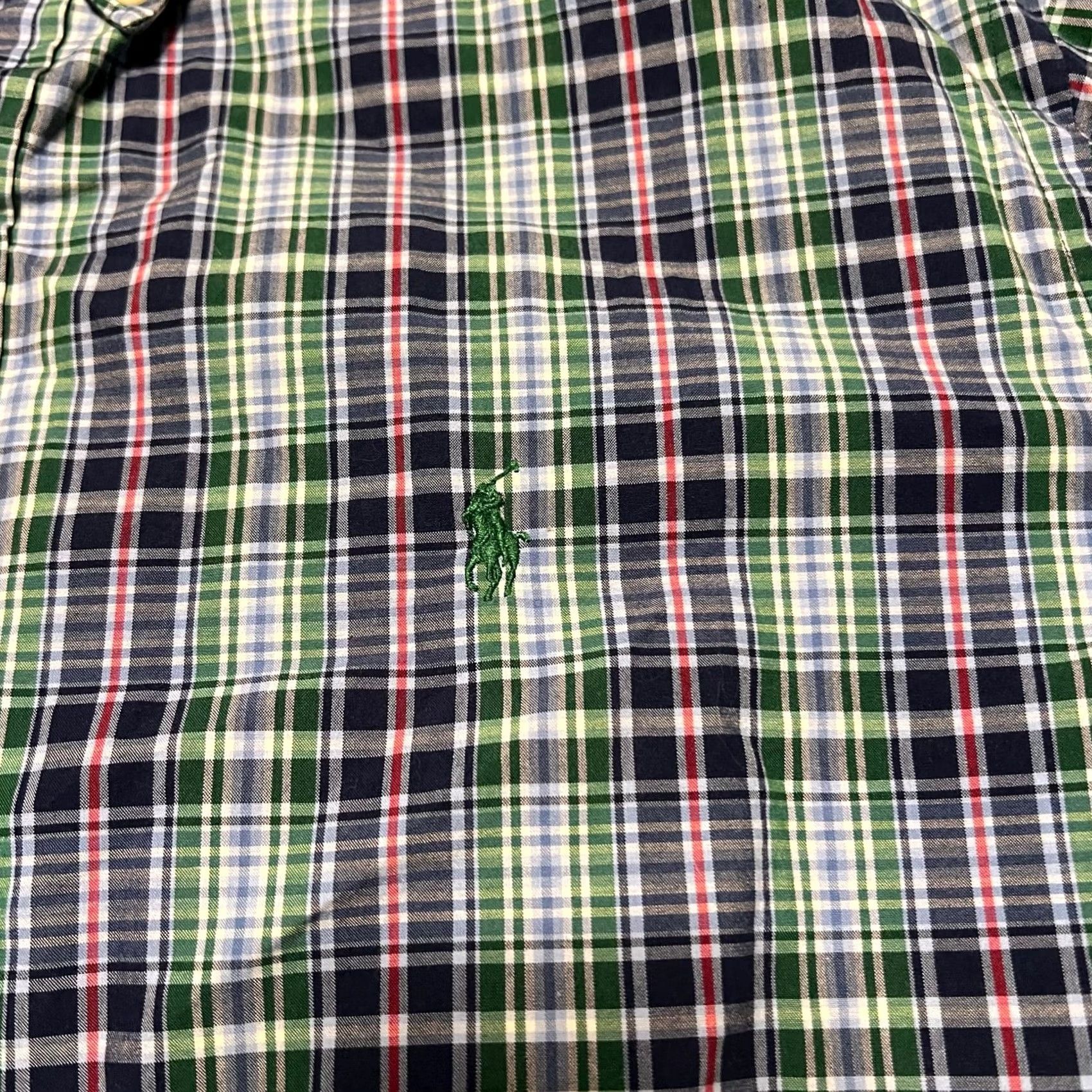 Polo Ralph Lauren Polo Ralph Lauren XL Blue Button Short Sleeve Classic Fit Mens Shirt Size US XL / EU 56 / 4 - 2 Thumbnail