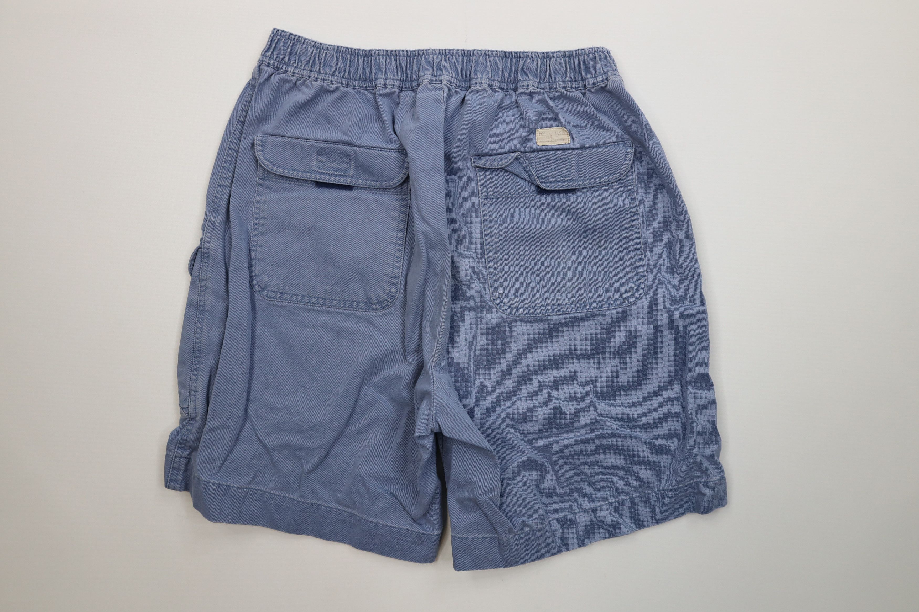 Ralph Lauren Vintage 90s Ralph Lauren Above Knee Cargo Shorts Cotton Size US 32 / EU 48 - 11 Thumbnail
