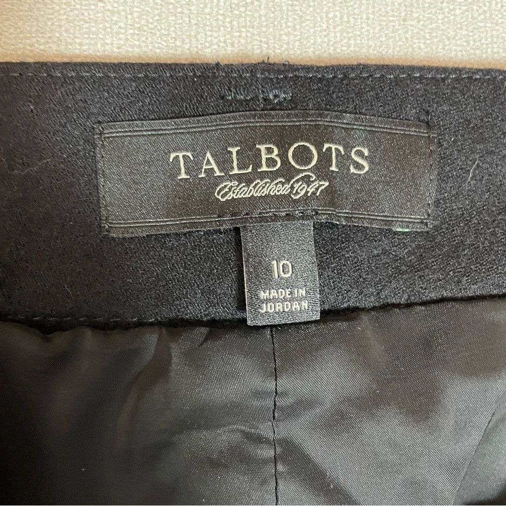 Talbots Talbots Heritage Wool Black Straight Leg Pants Size 10 Size 32" / US 10 / IT 46 - 5 Thumbnail