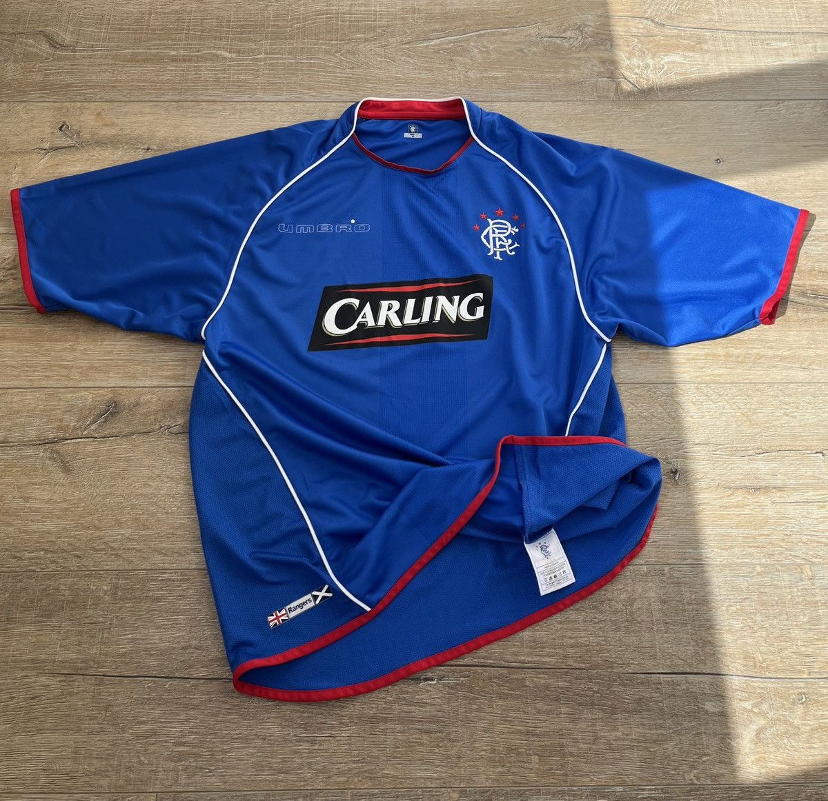 Umbro VINTAGE UMBRO FC RANGERS JERSEY 00S Size US L / EU 52-54 / 3 - 9 Thumbnail